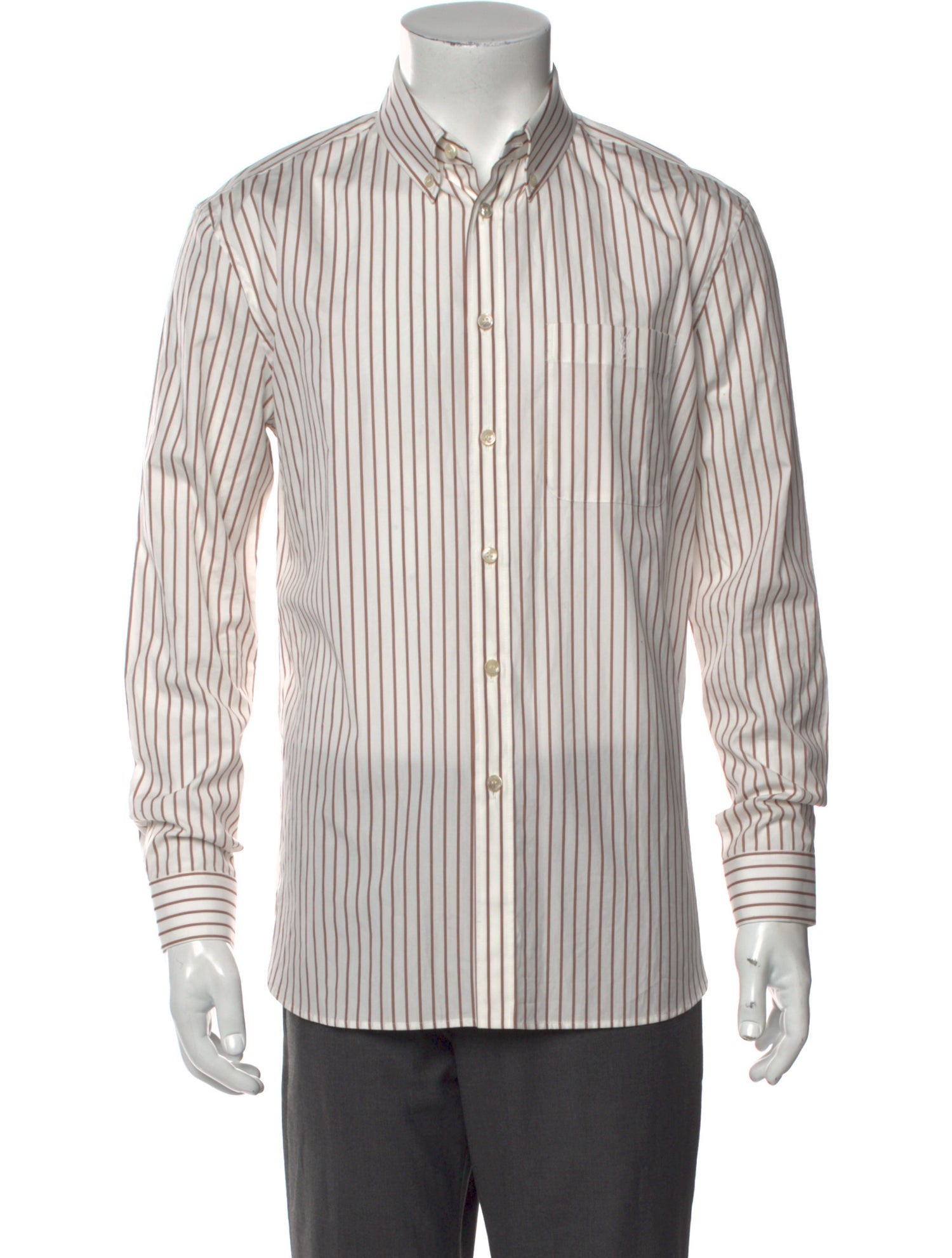 Saint Laurent 2022 Striped Dress Shirt