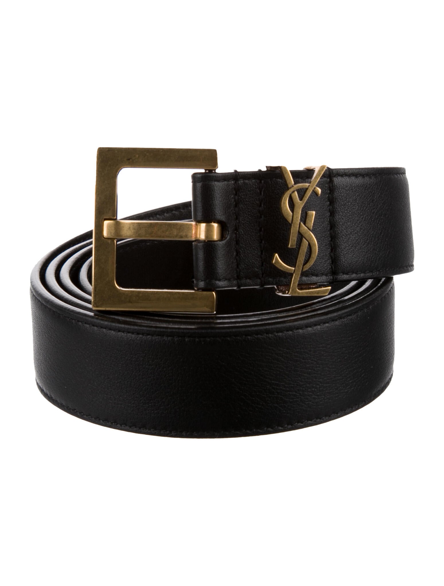 Saint Laurent Skinny Leather Belt Kit