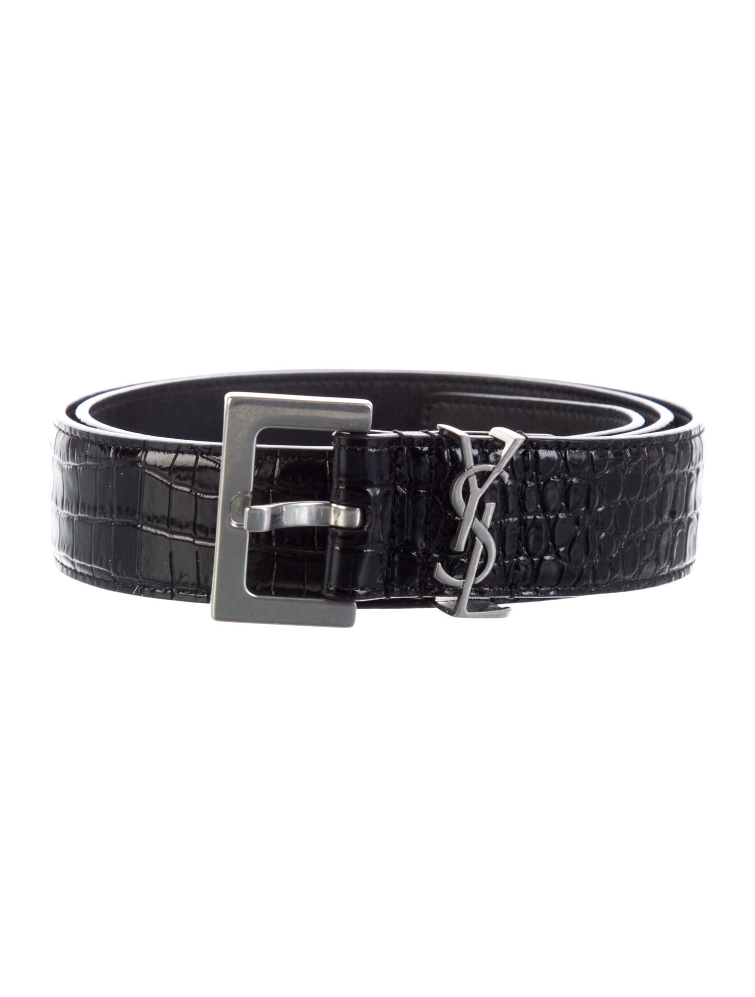Saint Laurent Skinny Leather Belt