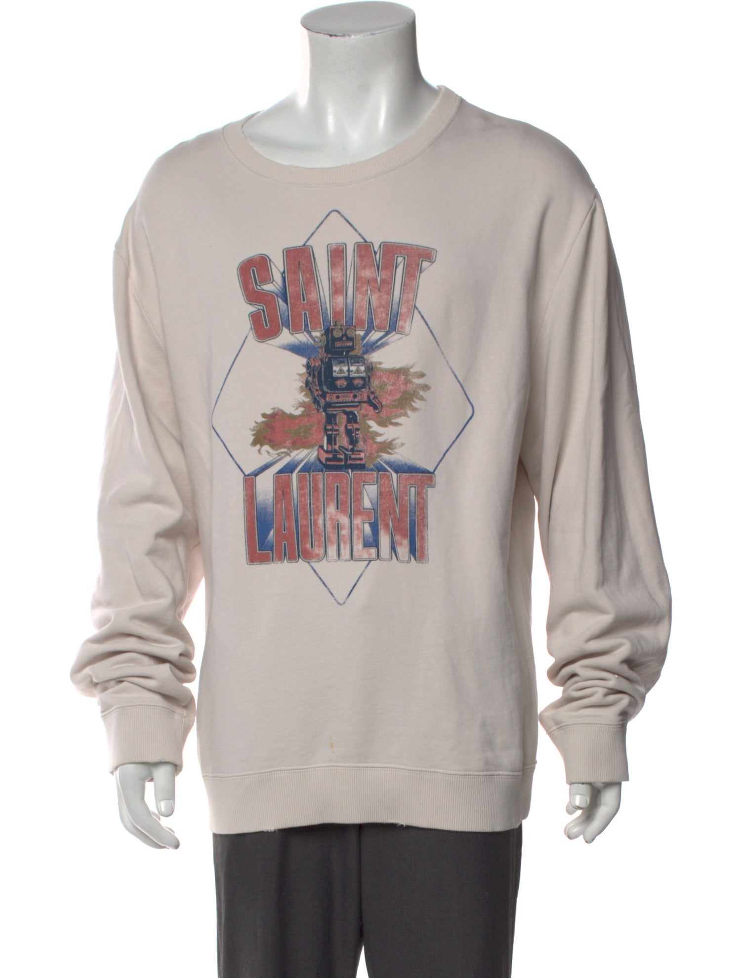 Saint Laurent 2018 Graphic Print Sweatshirt