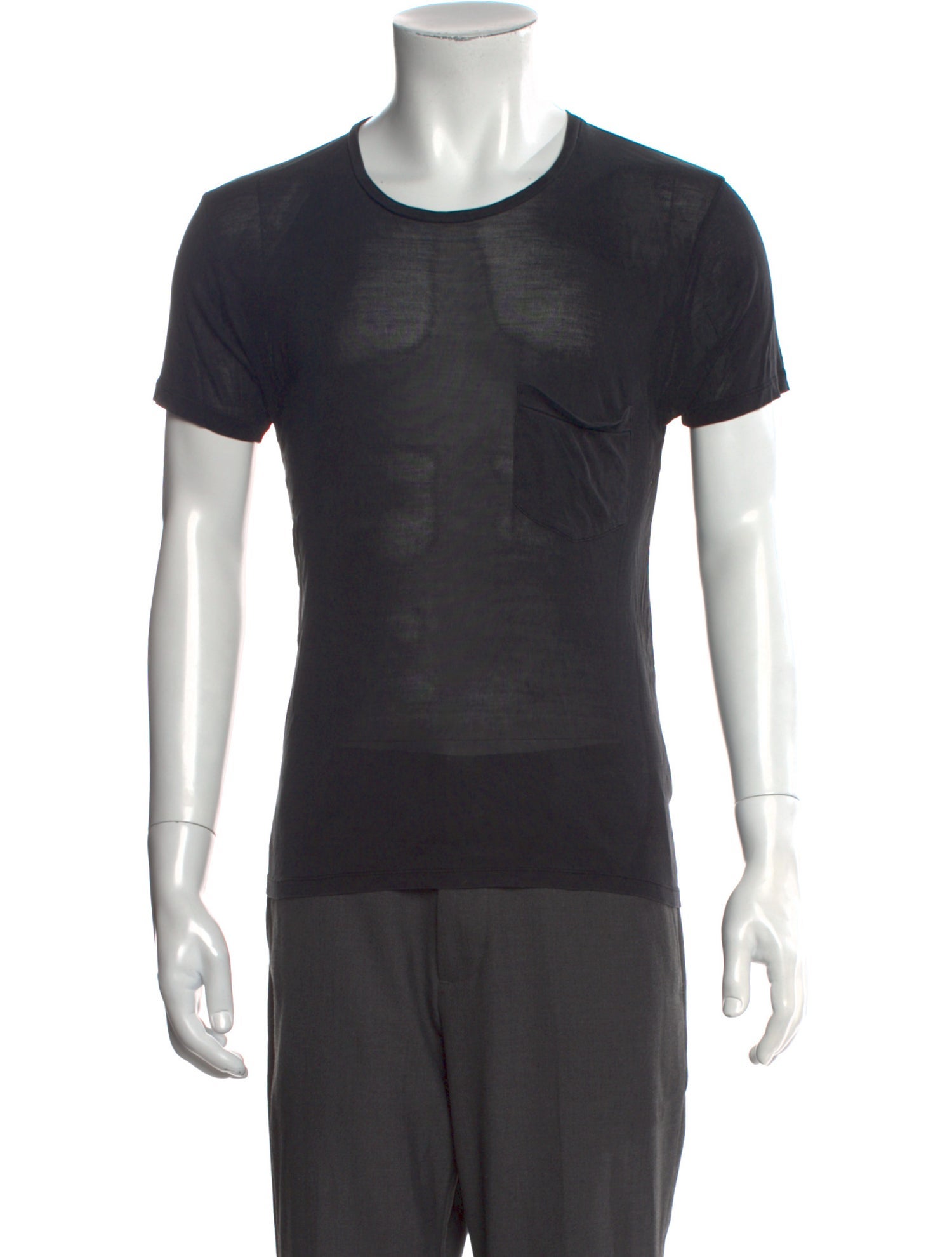 Saint Laurent Crew Neck Short Sleeve T-Shirt