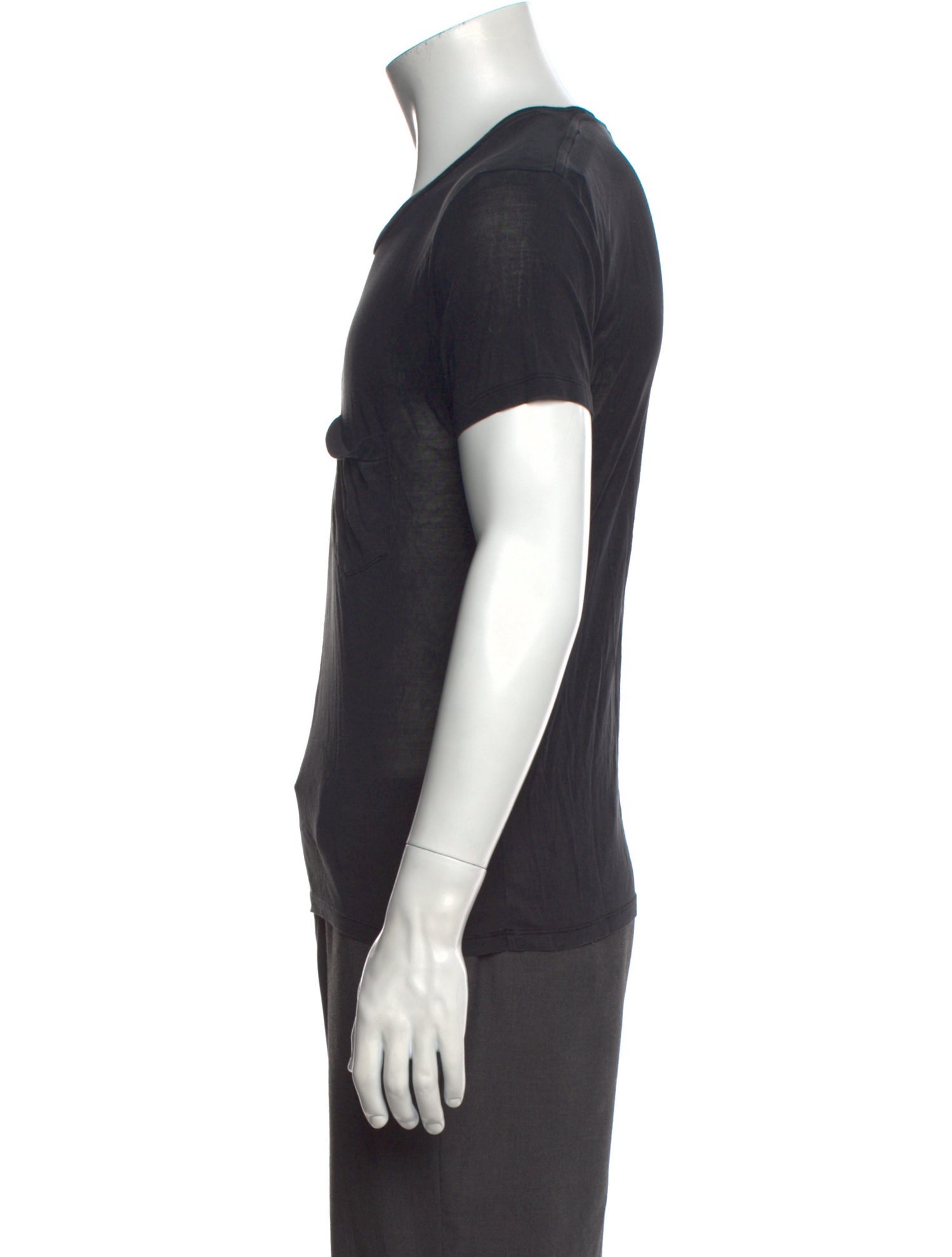 Saint Laurent Crew Neck Short Sleeve T-Shirt