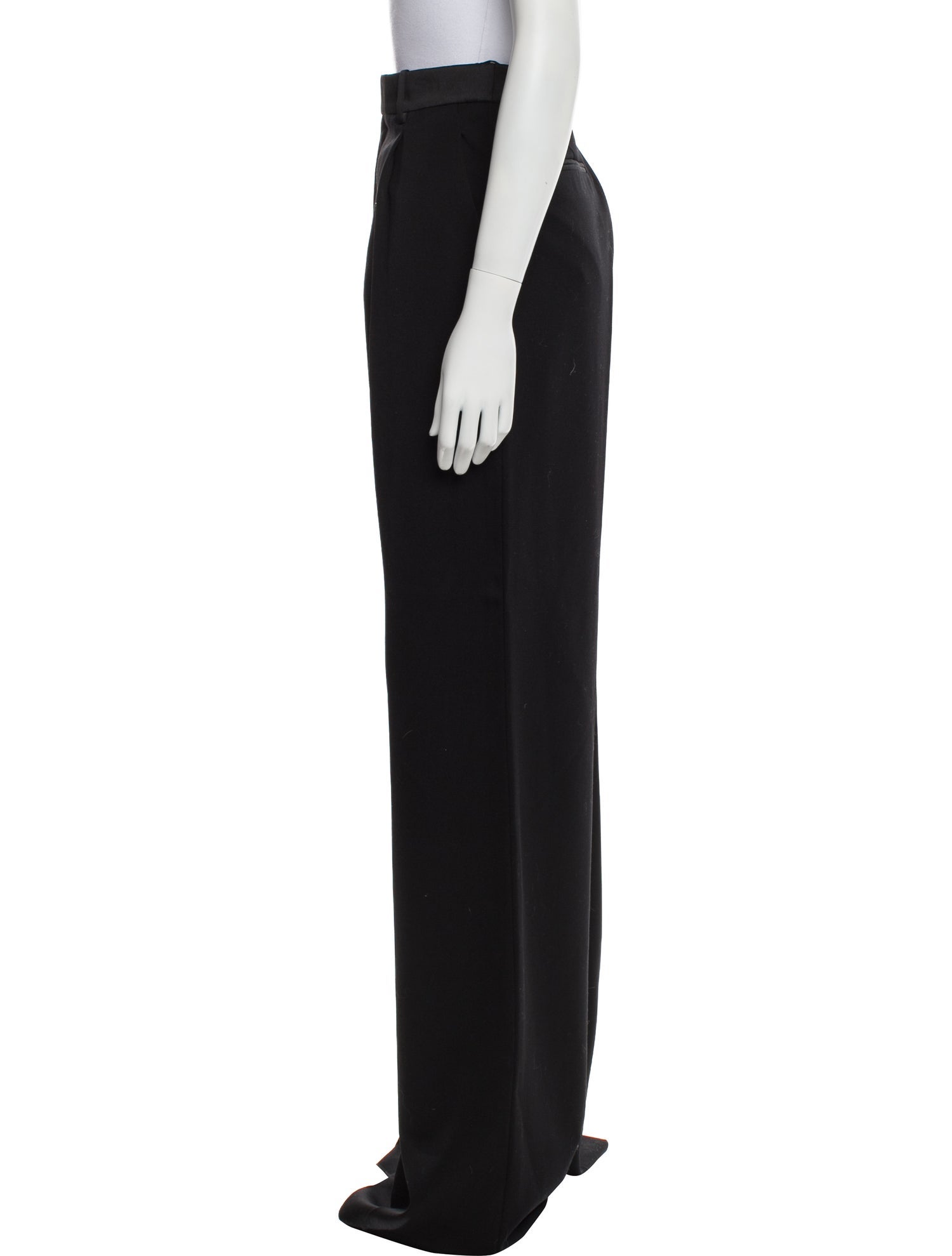 Saint Laurent Wool Wide Leg Pants