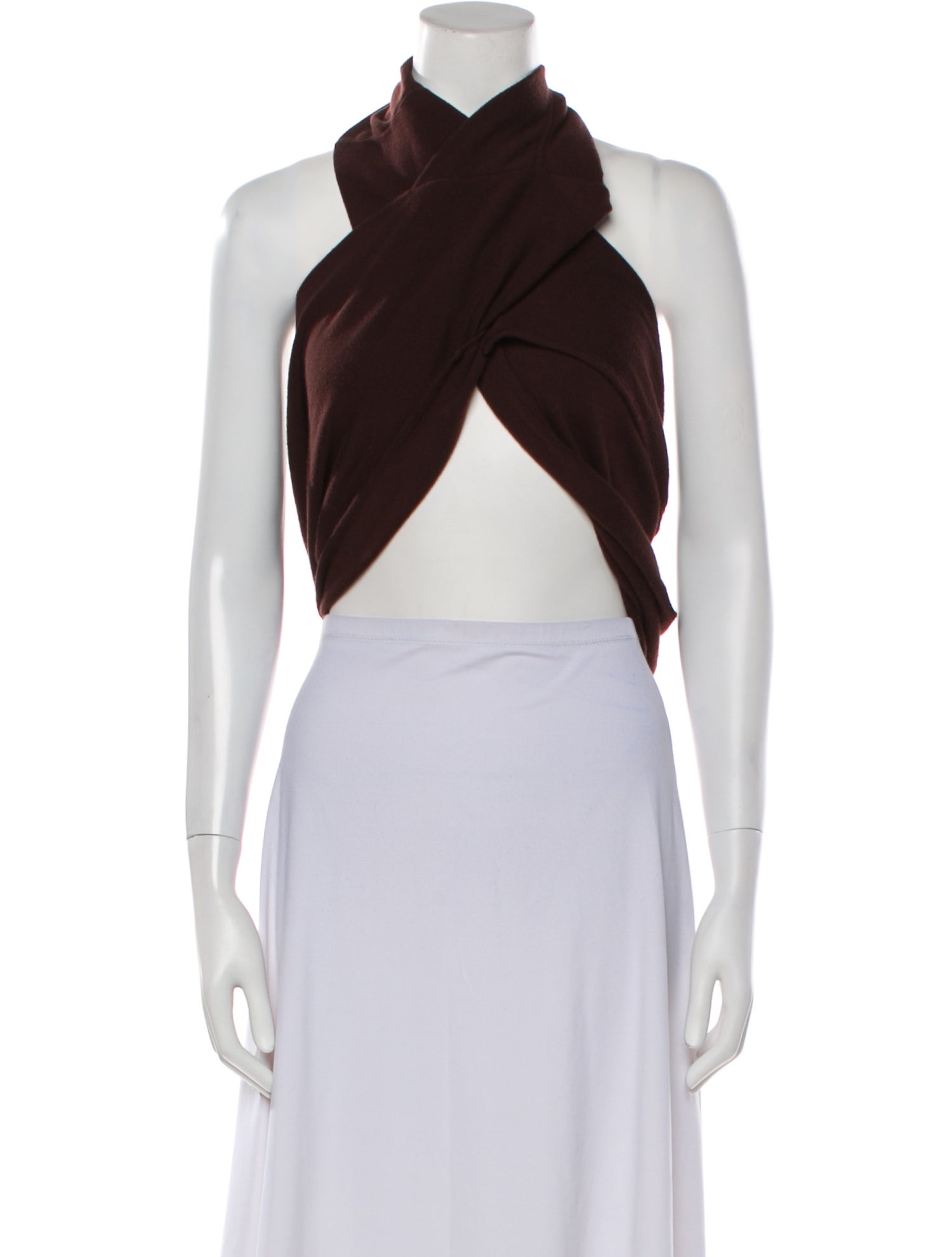 Saint Laurent 2022 Wool Crop Top