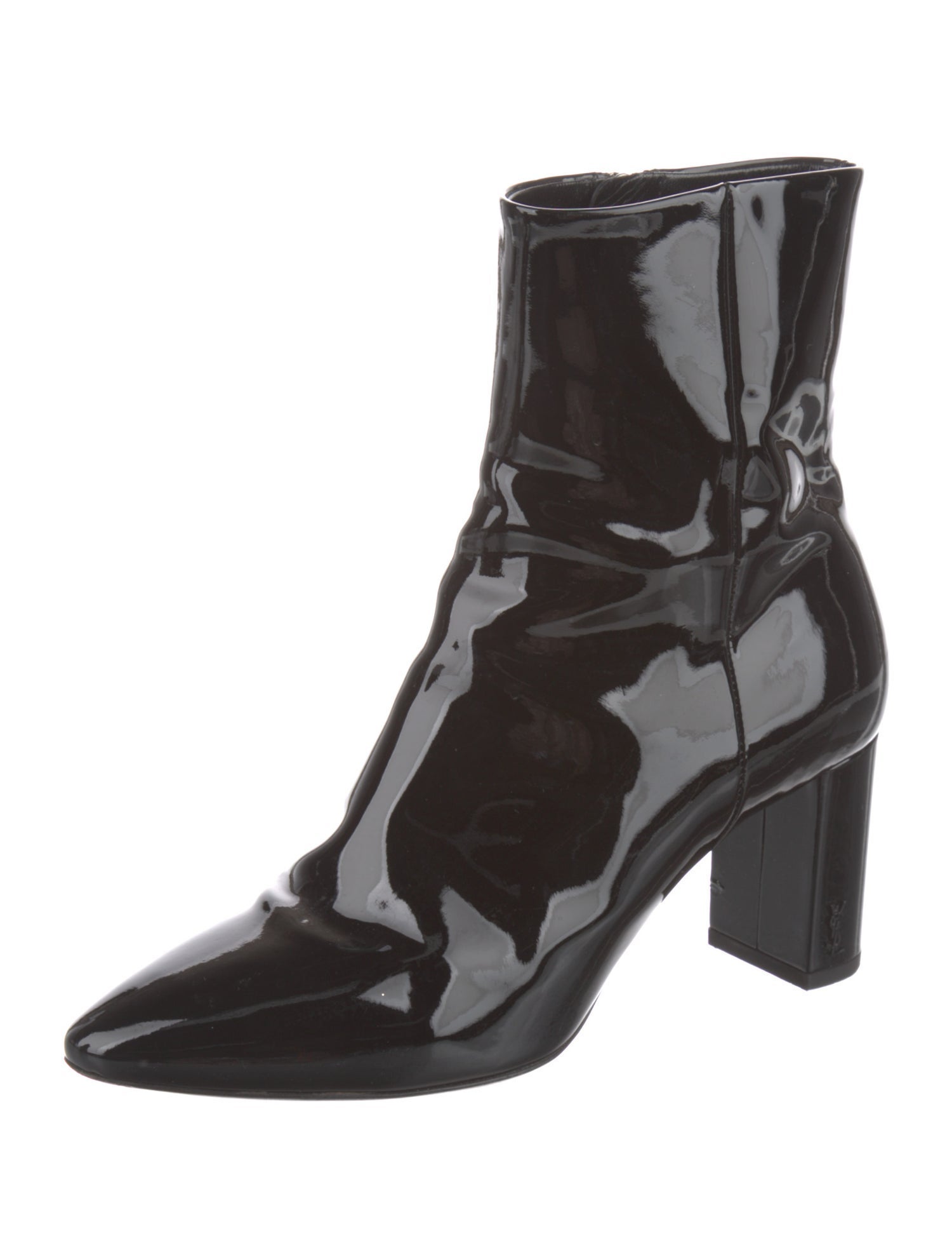 Saint Laurent Patent Leather Boots