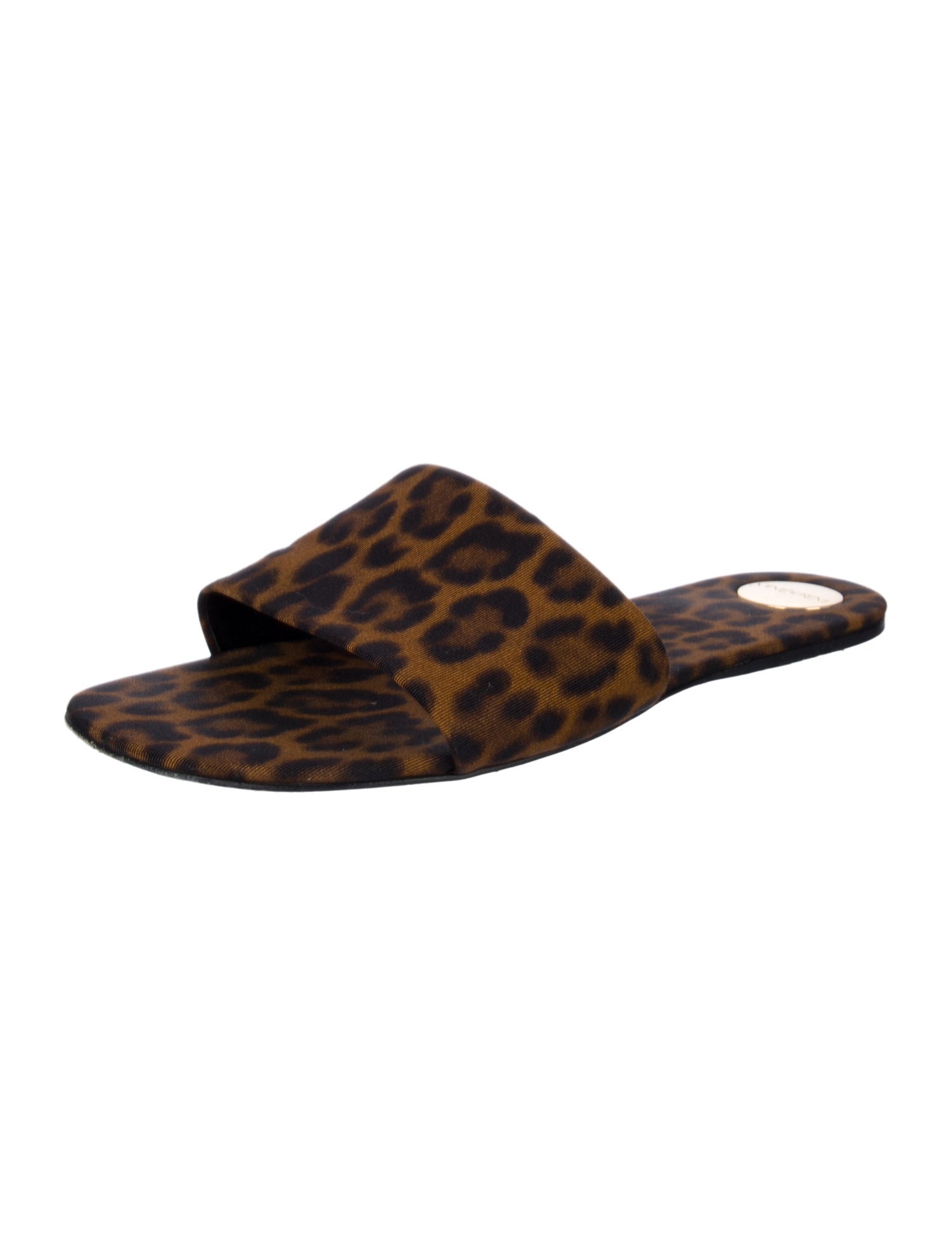 Saint Laurent Animal Print Slides
