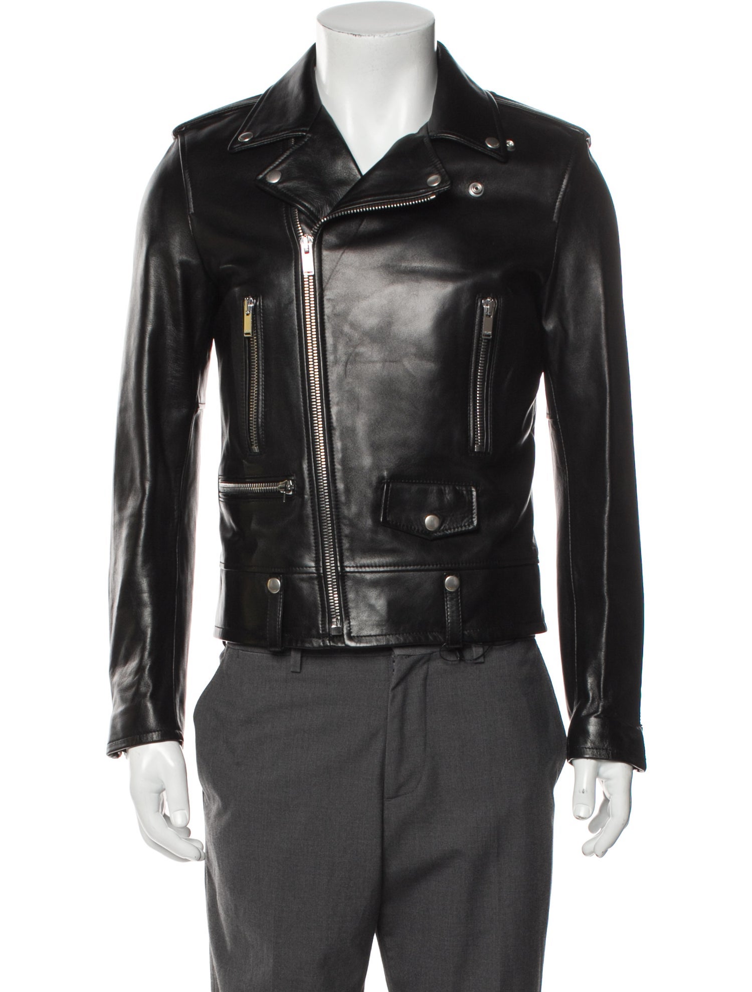 Saint Laurent 2022 Moto Moto Jacket w/ Tags