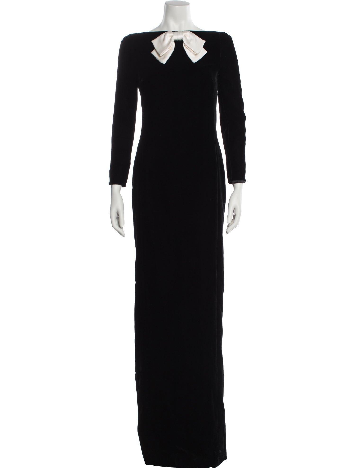 Saint Laurent Velvet Long Dress w/ Tags