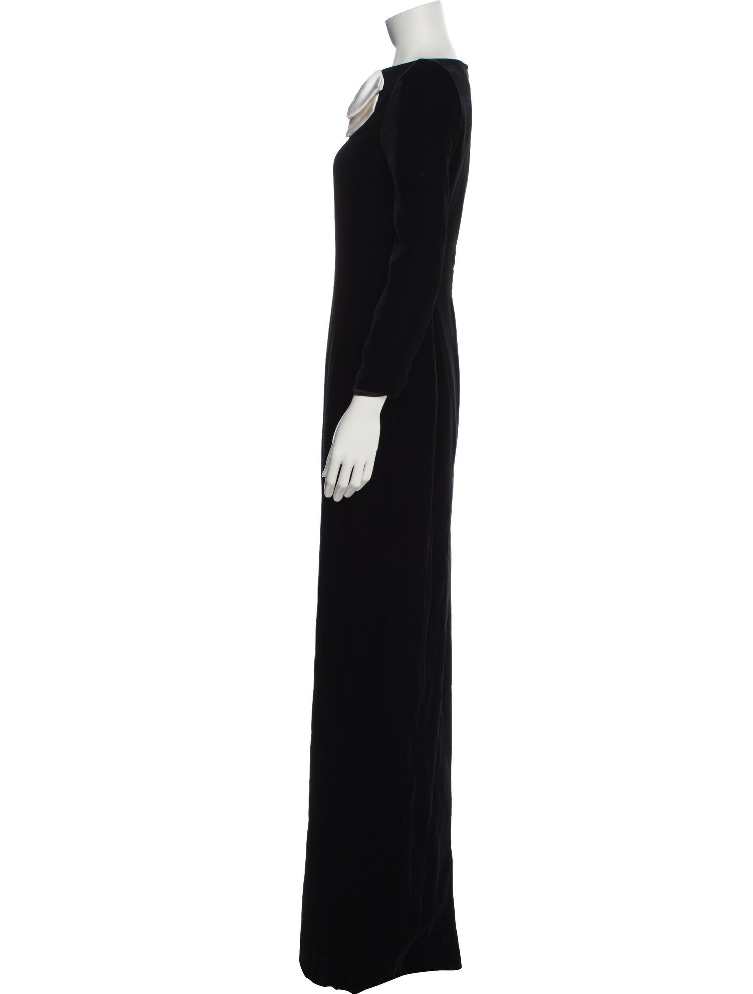 Saint Laurent Velvet Long Dress w/ Tags