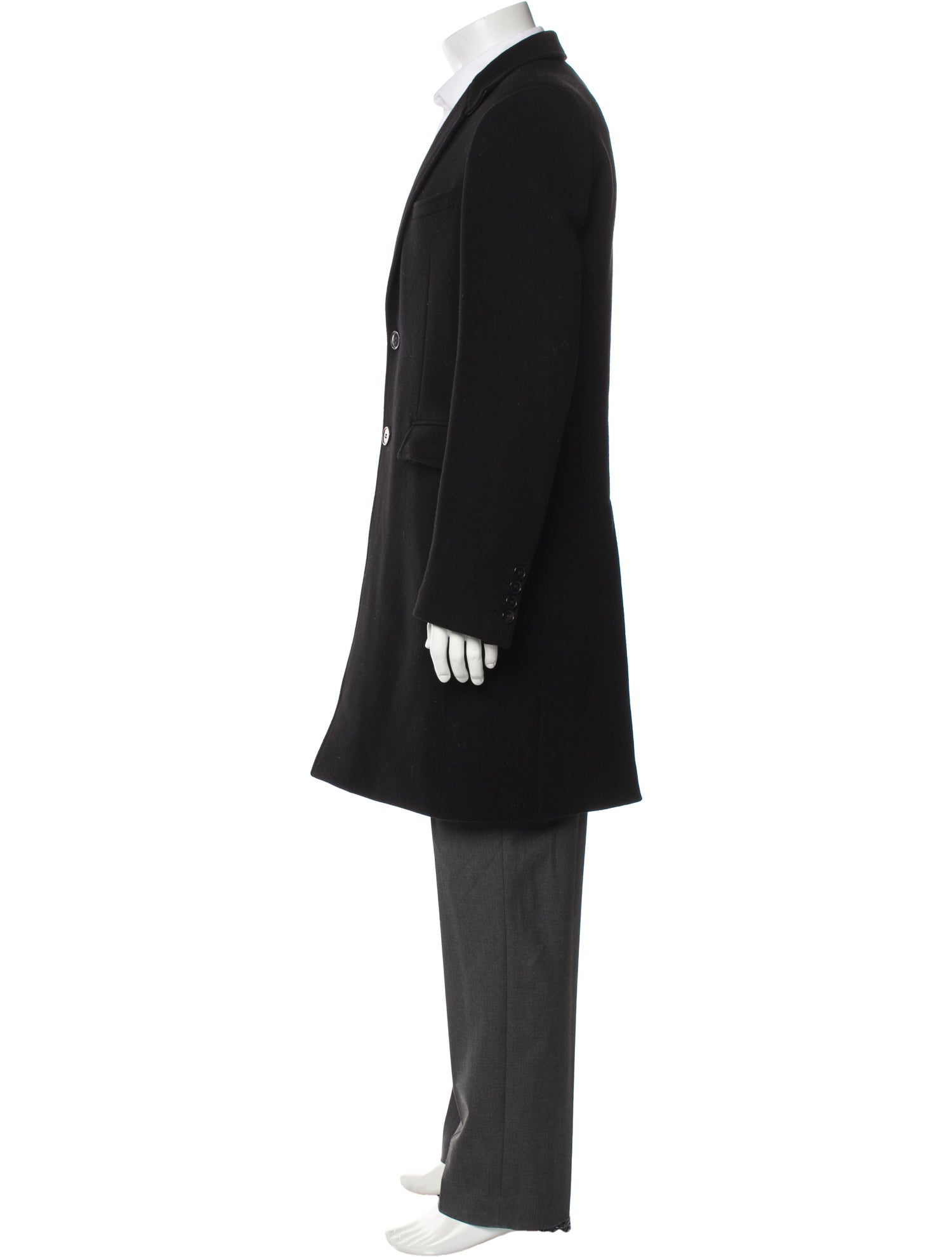 Saint Laurent 2015 Virgin Wool Overcoat