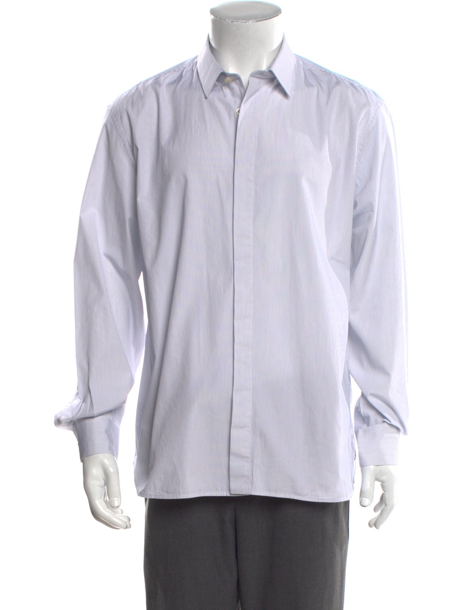 Saint Laurent 2023-2024 Striped Dress Shirt