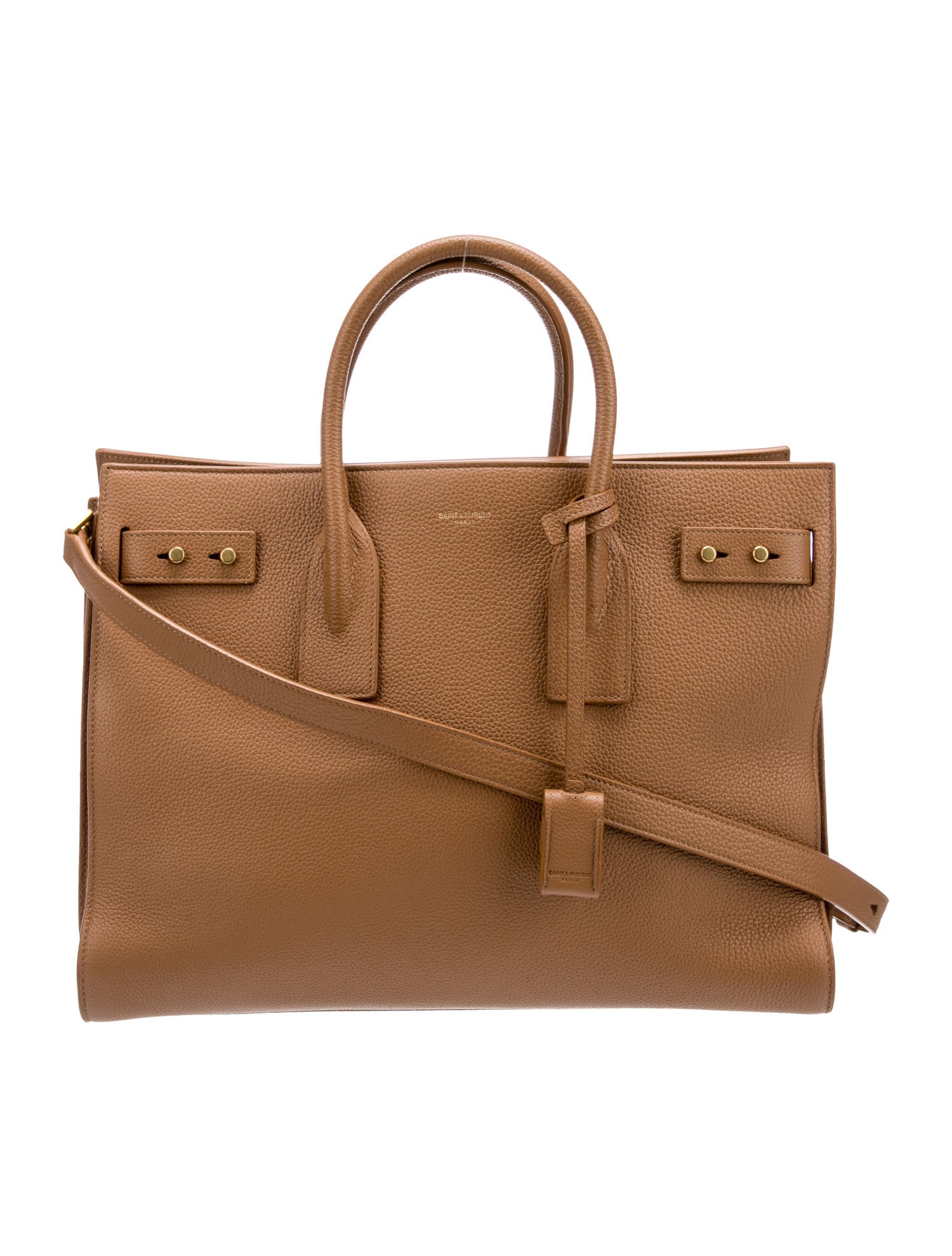 Saint Laurent Leather Sac De Jour 2023