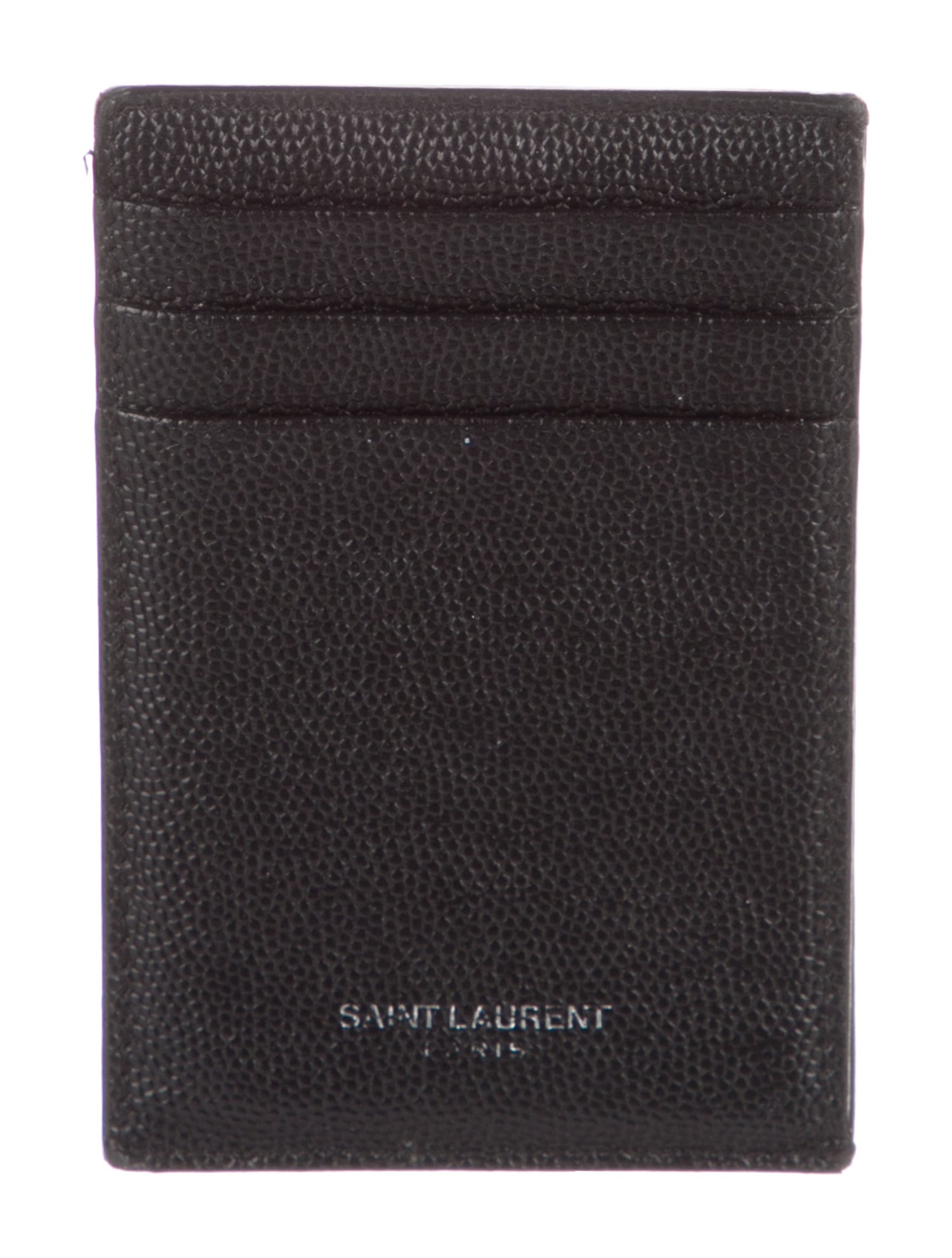Saint Laurent 2023 Grain De Poudre Bill Clip Card Holder