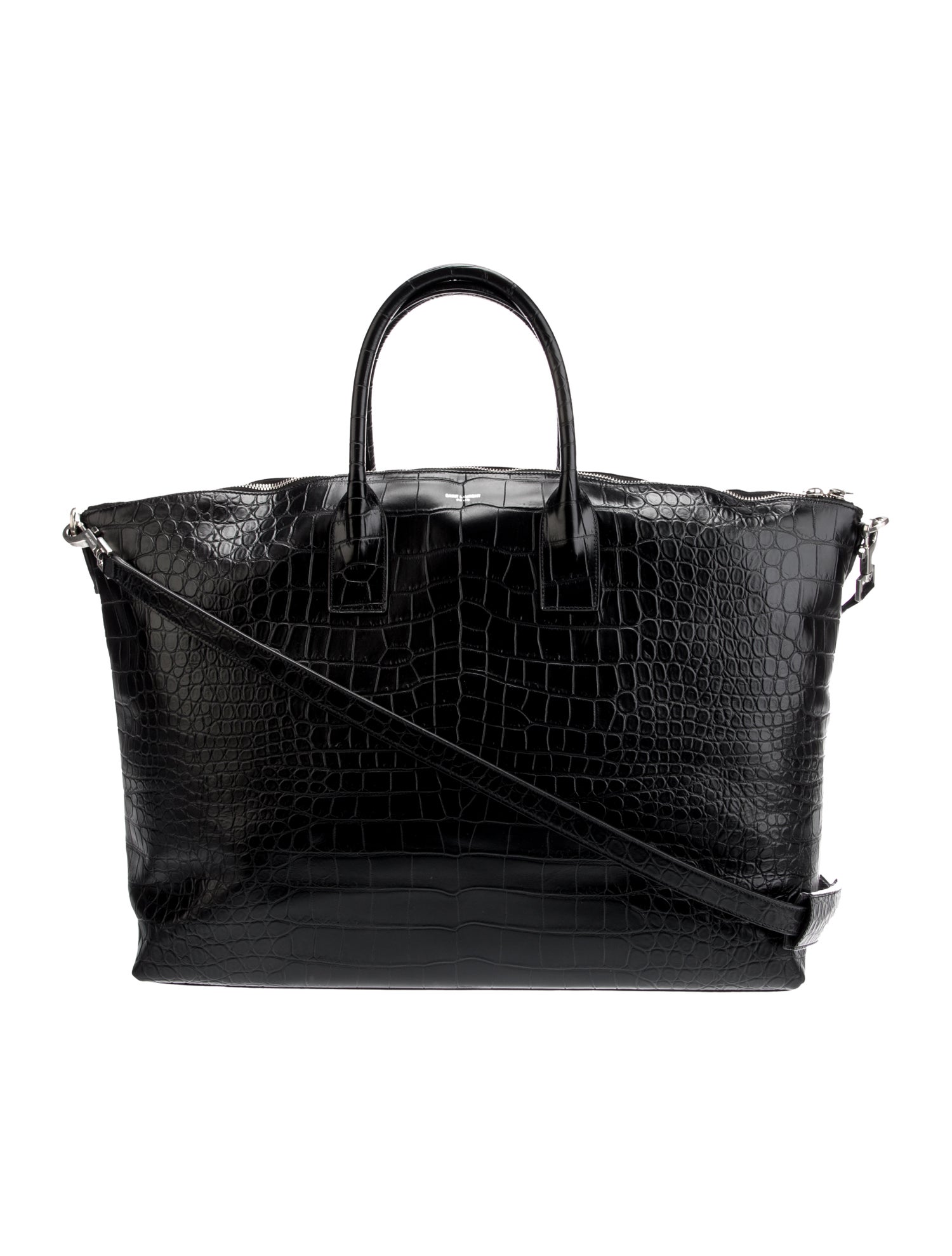 Saint Laurent Embossed Leather Bowling 2024