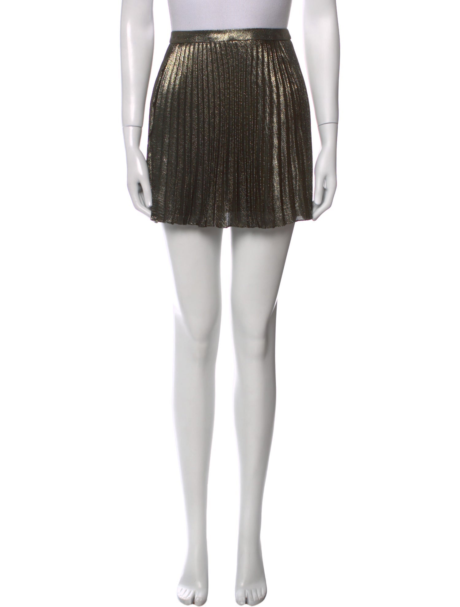 Saint Laurent Silk Mini Skirt