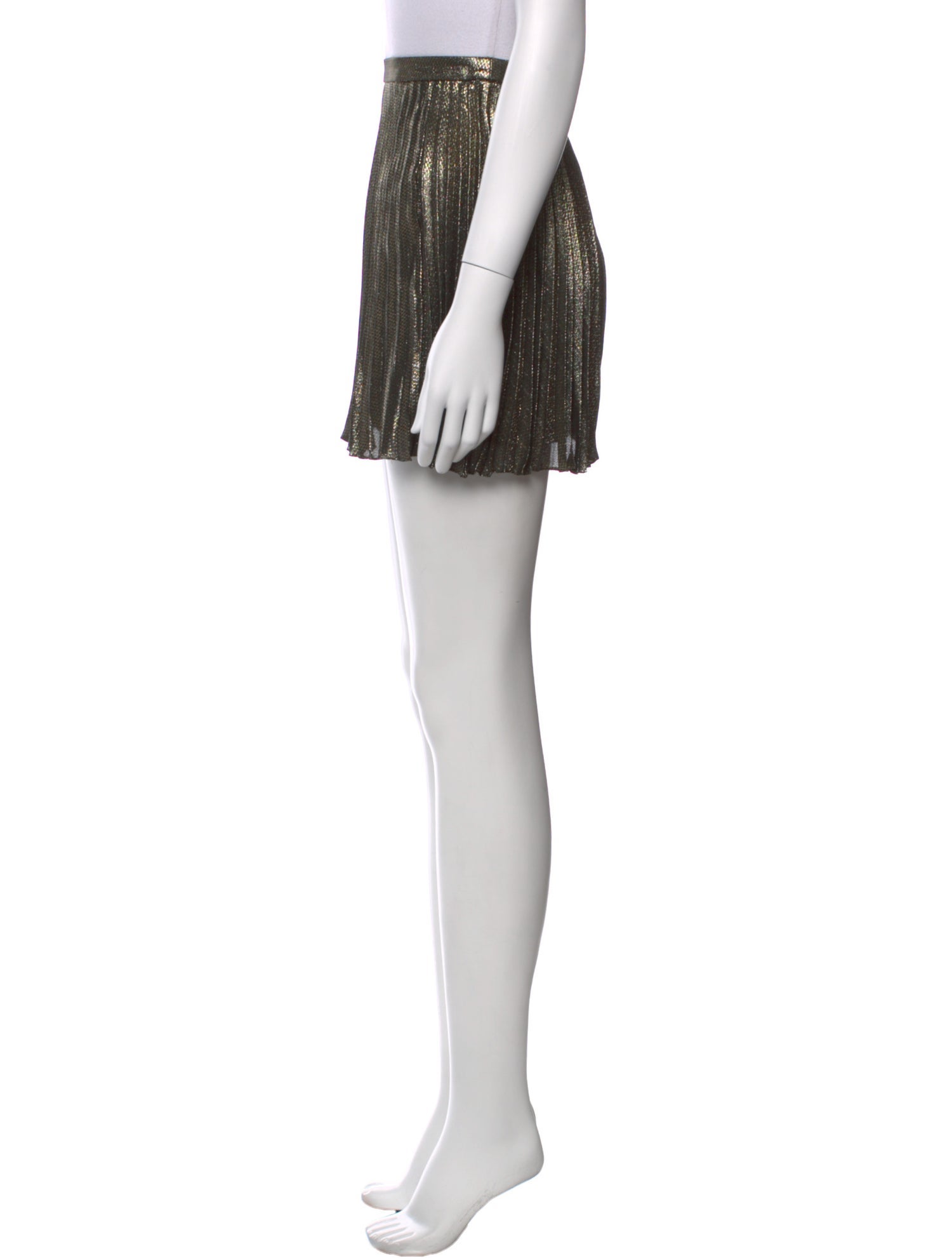 Saint Laurent Silk Mini Skirt