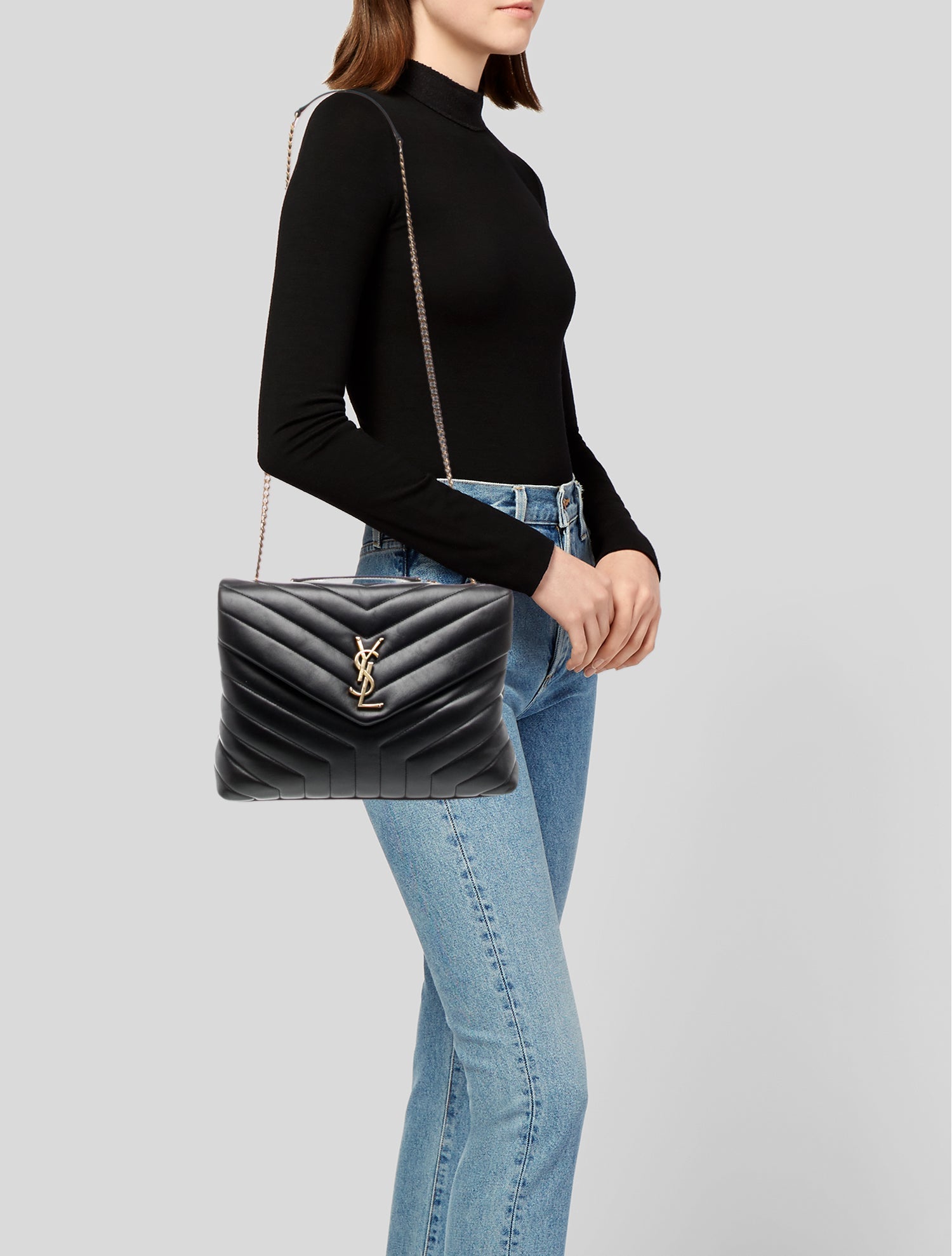 Saint Laurent Leather LouLou Medium