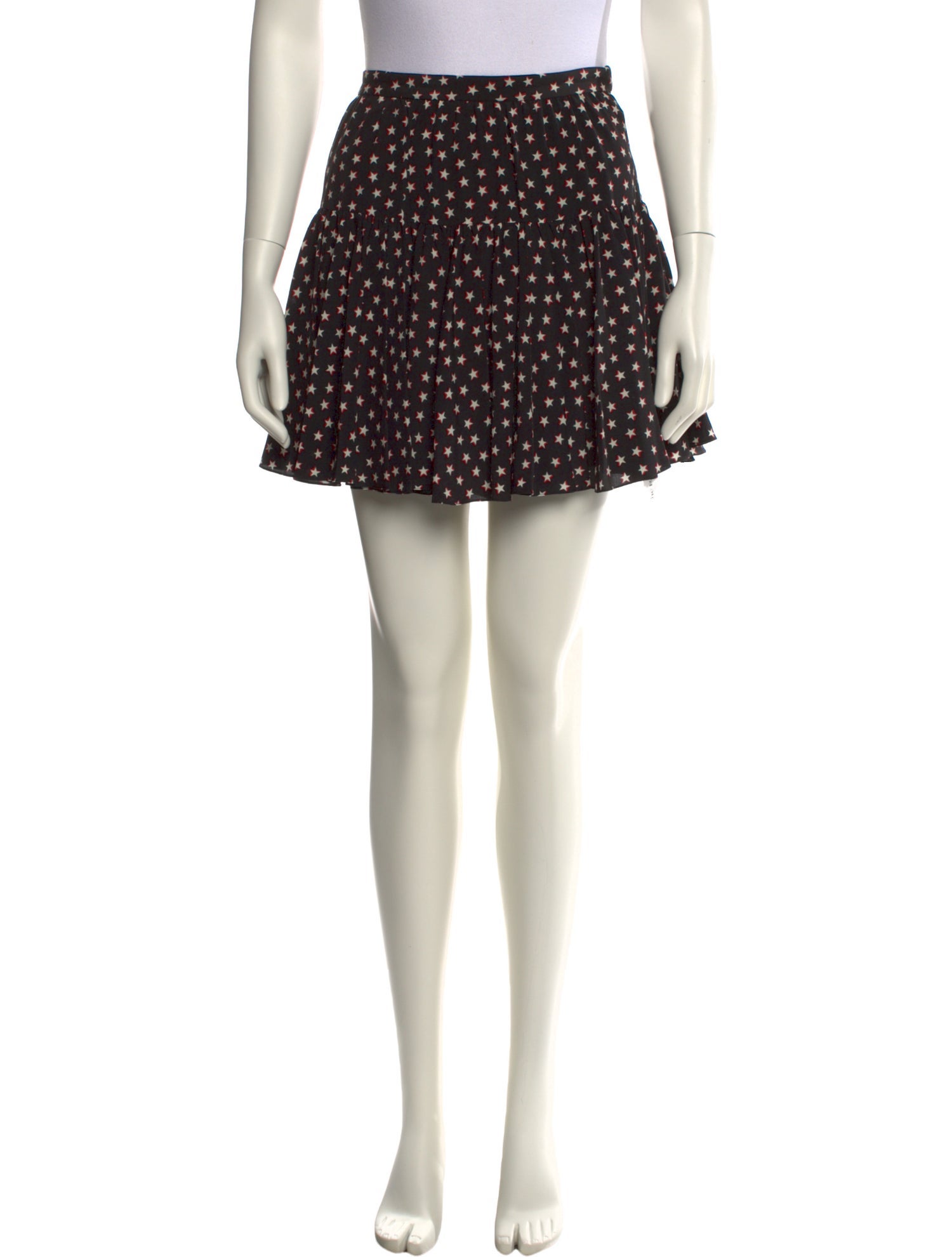 Saint Laurent Silk Mini Skirt w/ Tags