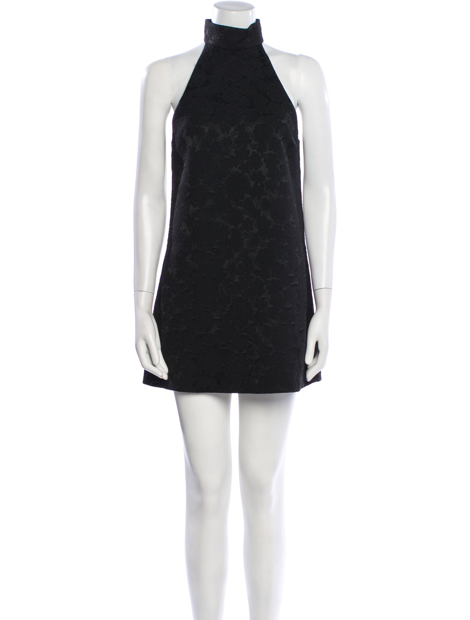 Saint Laurent Turtleneck Mini Dress