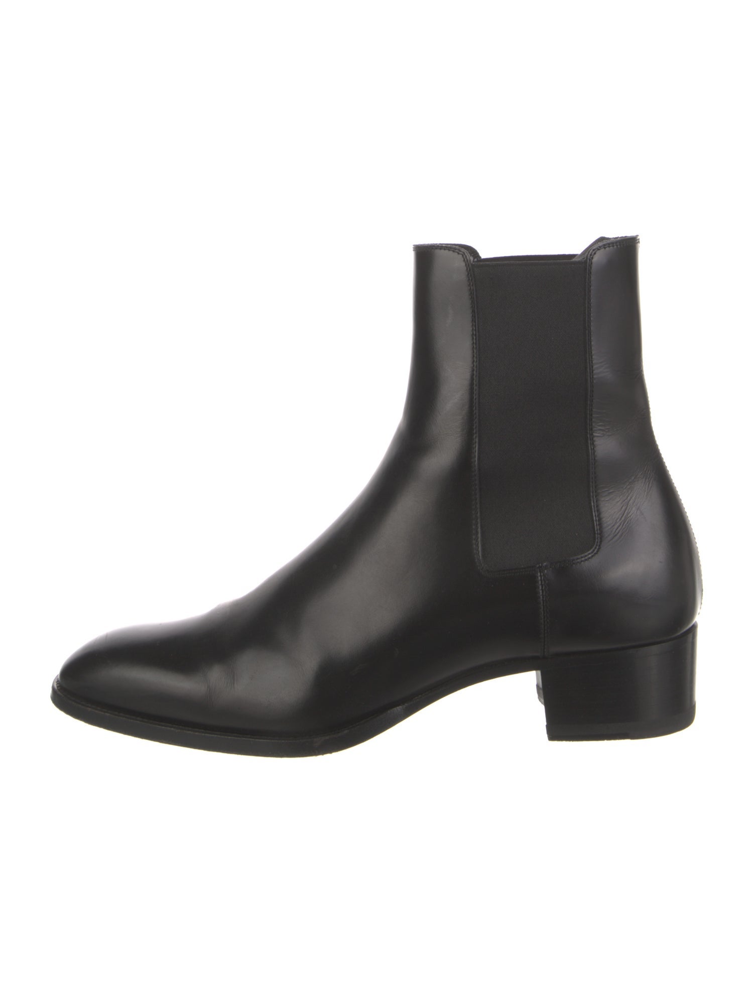 Saint Laurent Leather Chelsea Boots