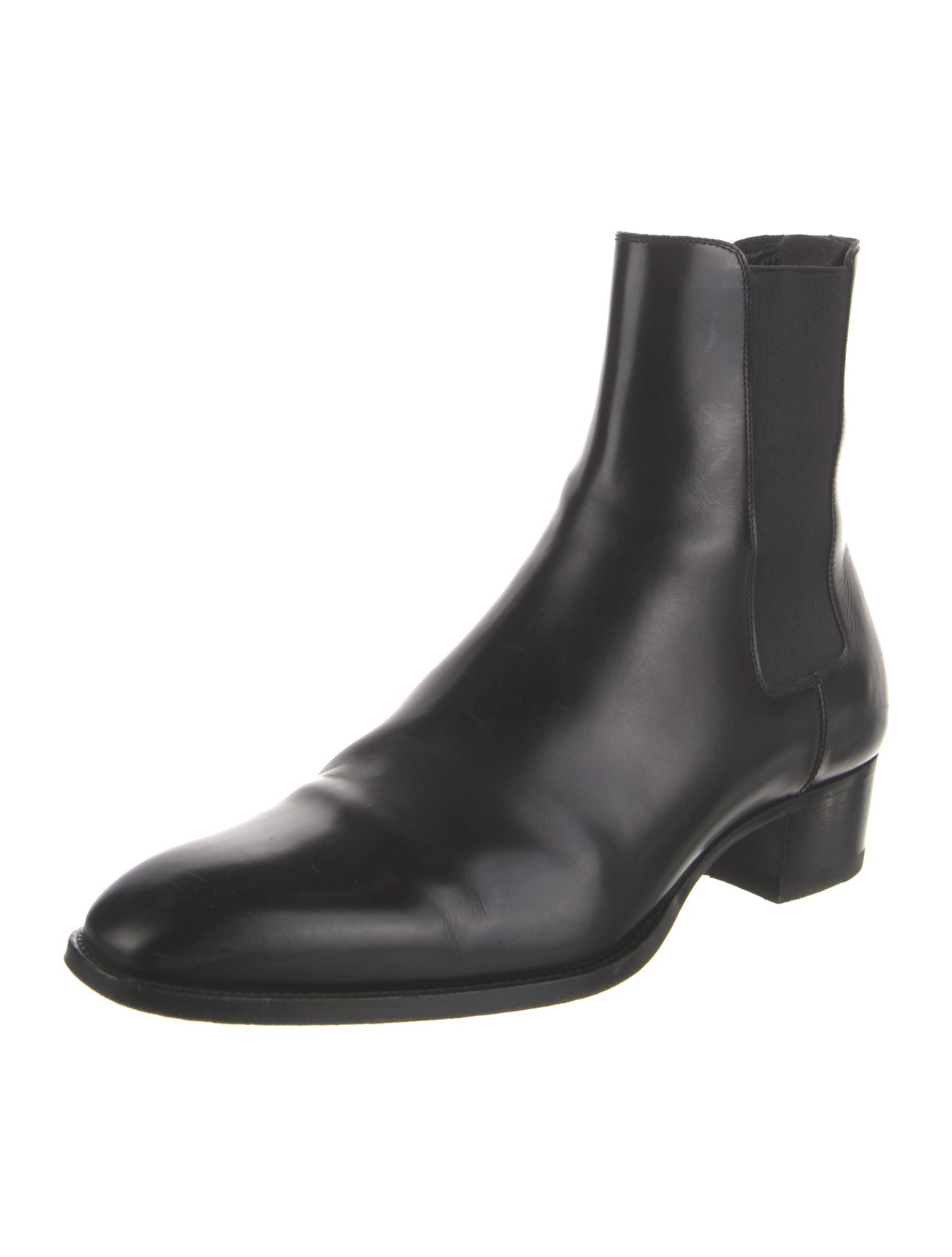 Saint Laurent Leather Chelsea Boots