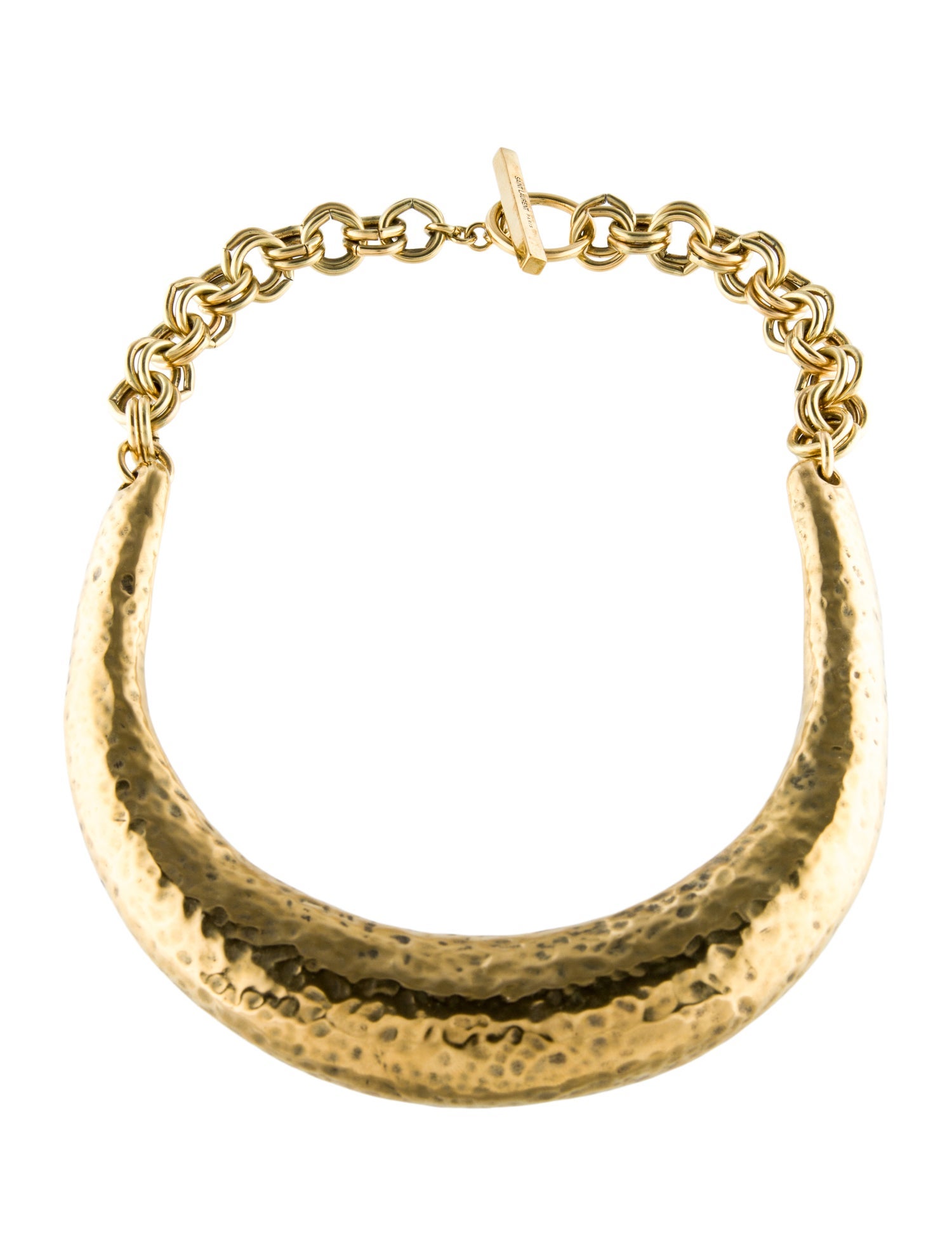 Saint Laurent Moon Choker Necklace