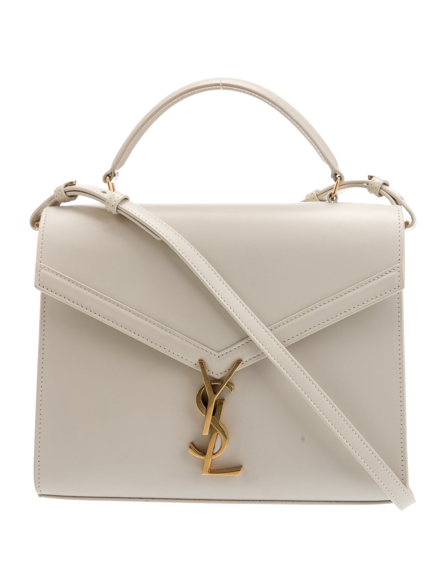 Saint Laurent Patent Leather Cassandre