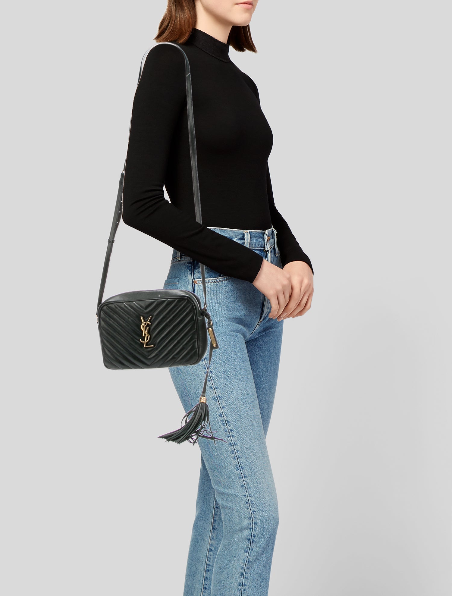 Saint Laurent Quilted Lou Camera