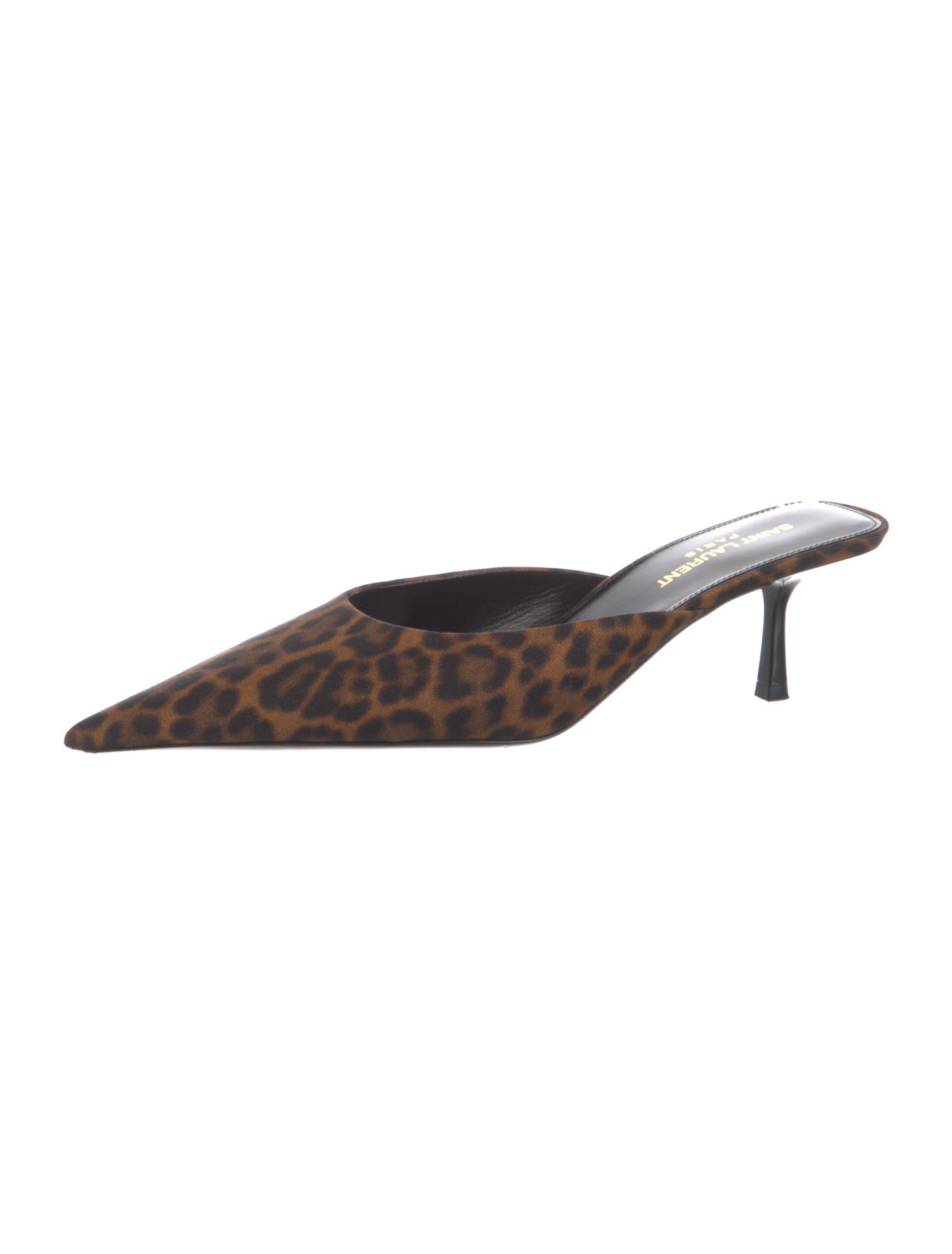 Saint Laurent Animal Print Mules