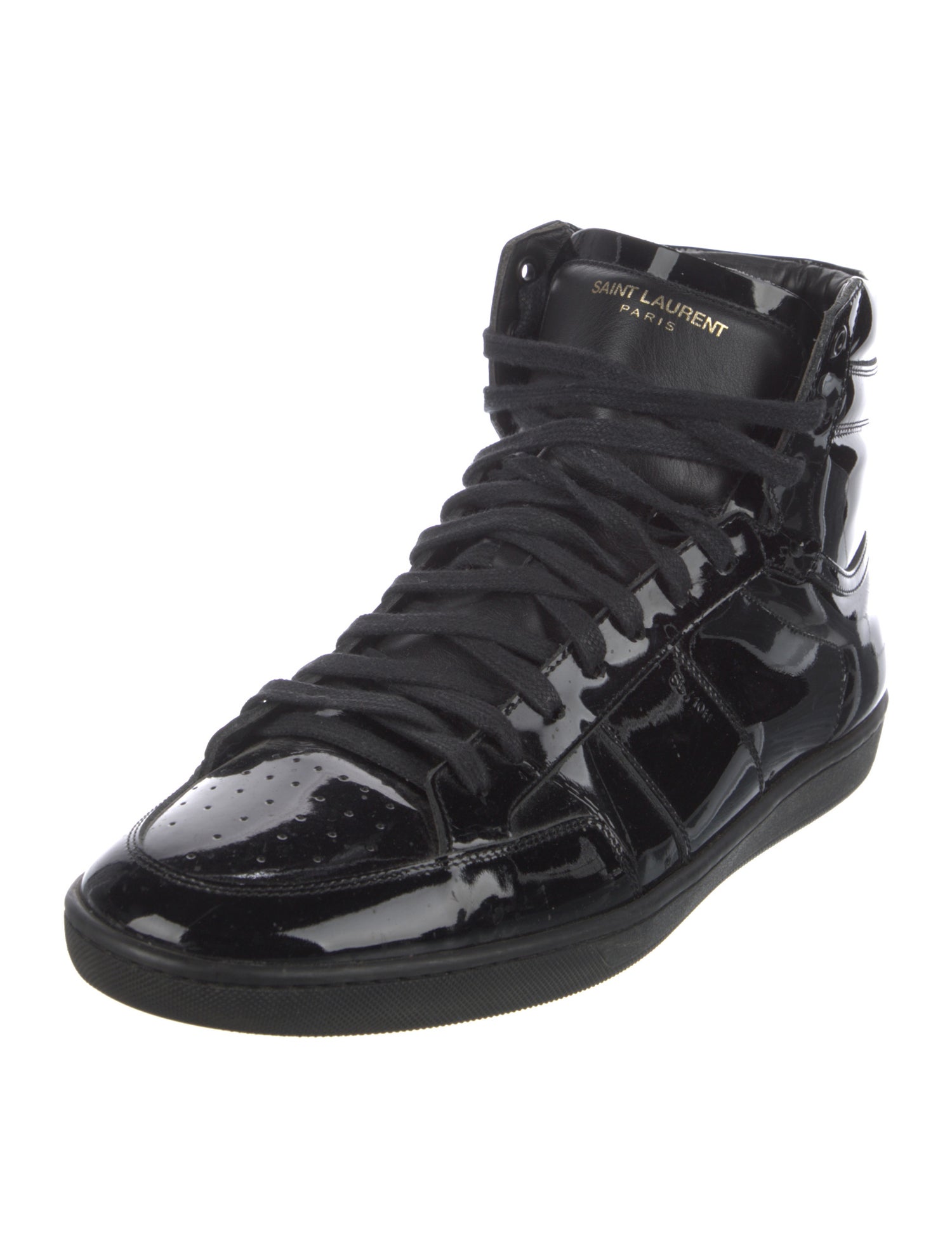 Saint Laurent Patent Leather Sneakers