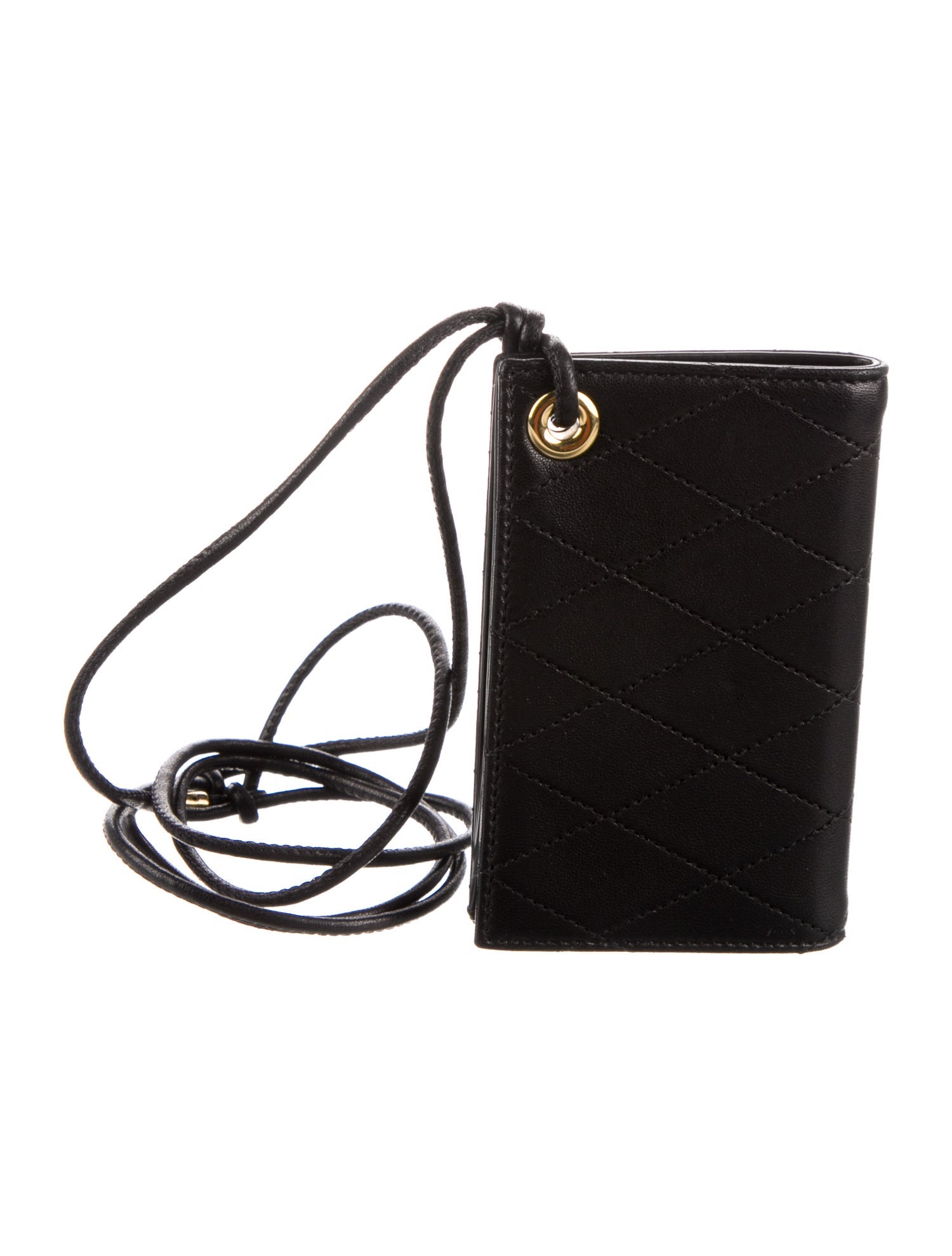 Saint Laurent 2021 Quilted Pattern Wristlet