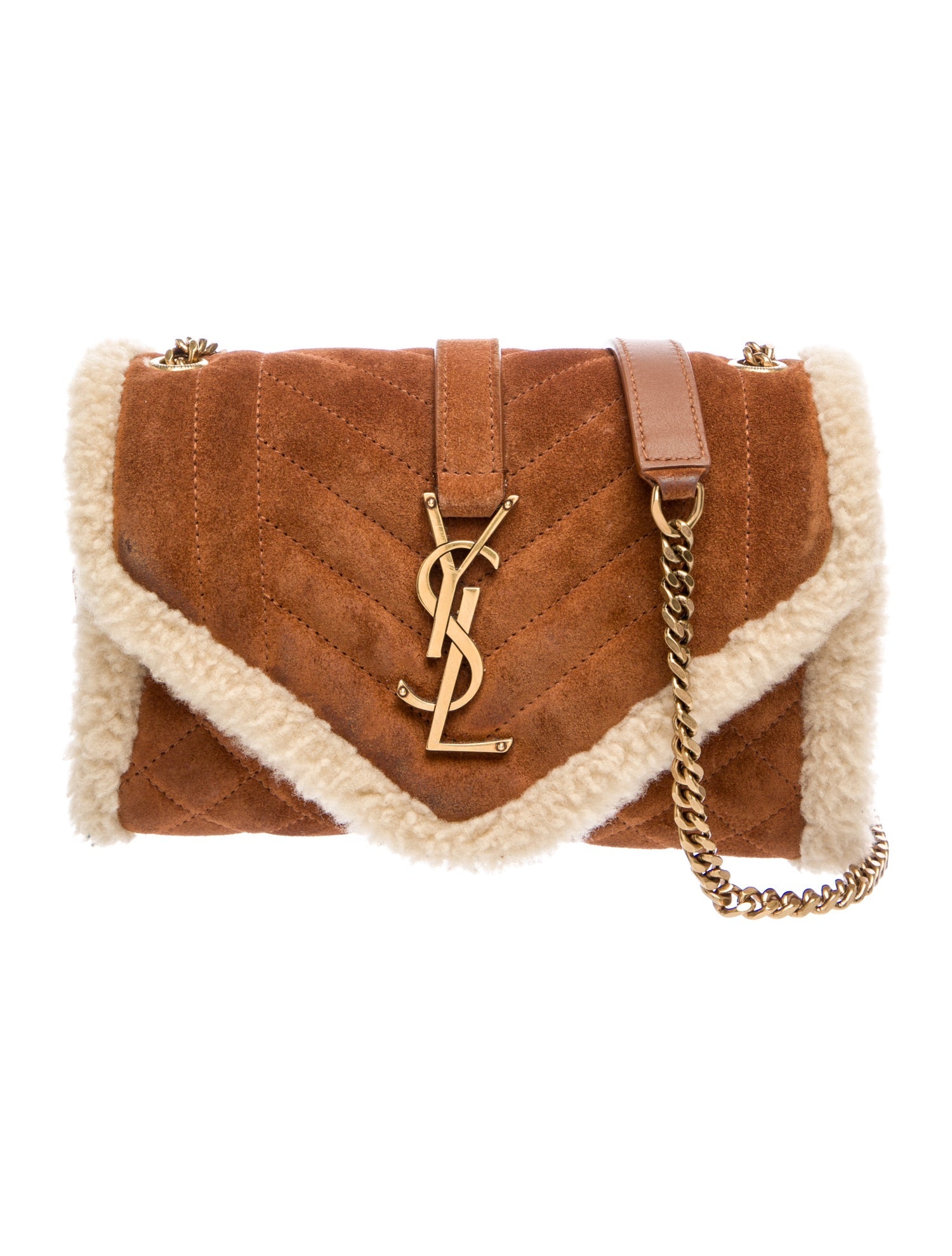 Saint Laurent Suede Envelope Small