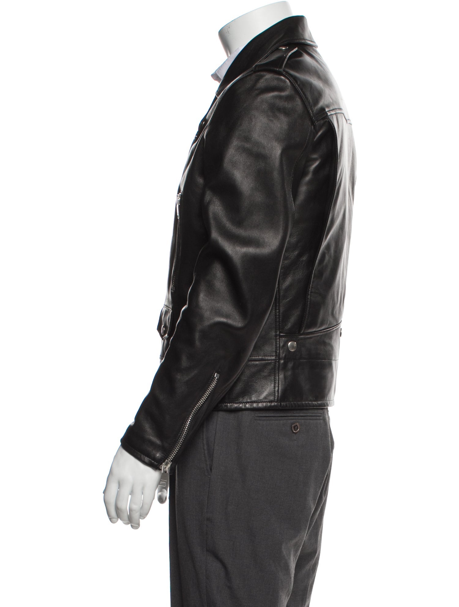 Saint Laurent 2015 Lambskin Moto Jacket