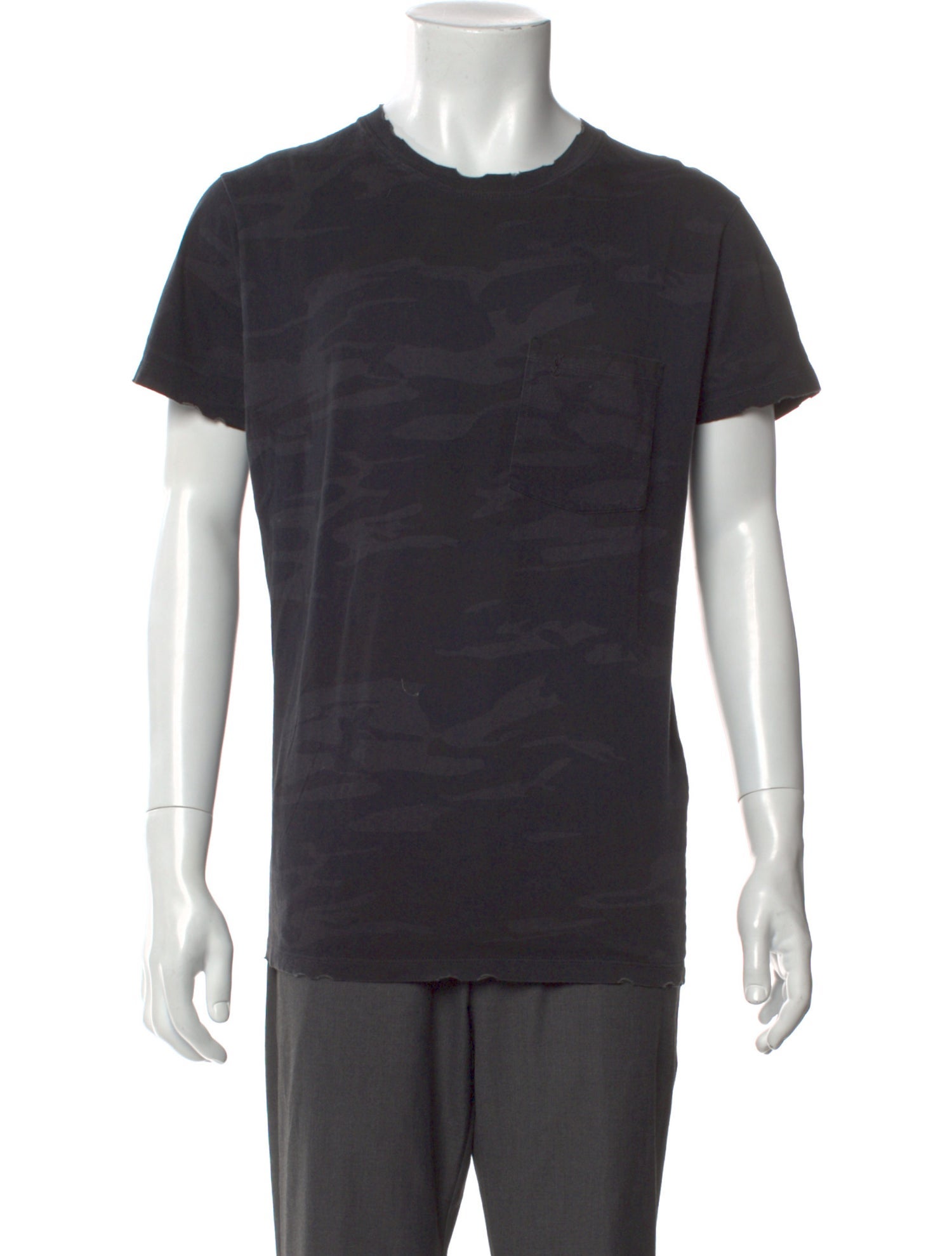 Saint Laurent 2016 Camouflage Print T-Shirt