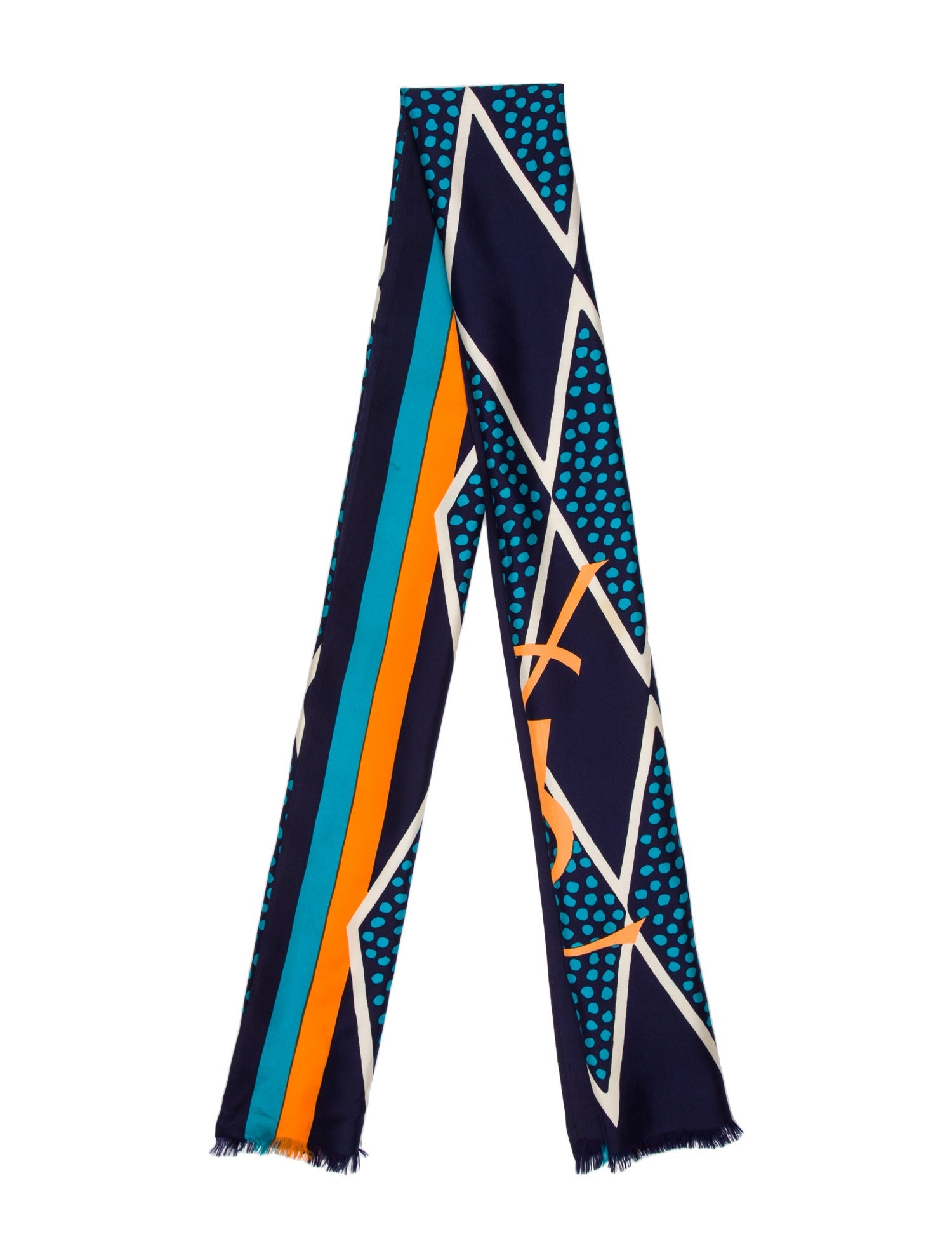 Saint Laurent Printed Scarf