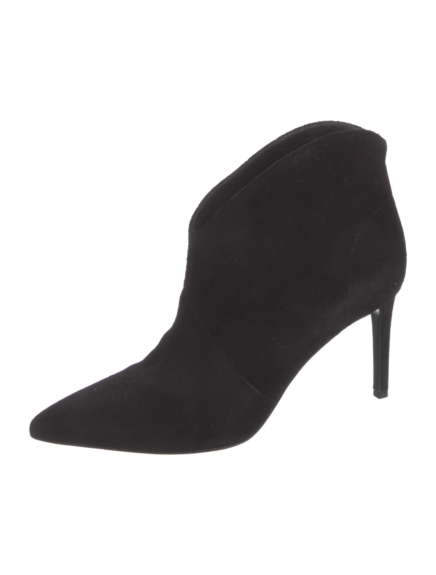 Saint Laurent Suede Western Boots