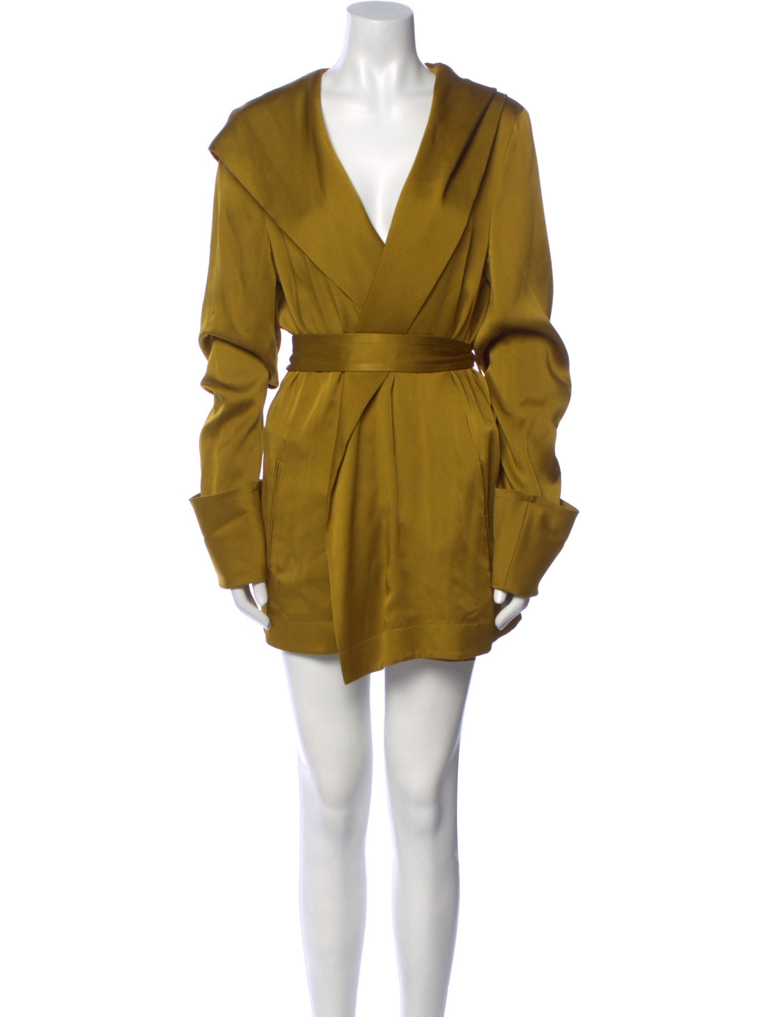 Saint Laurent V-Neck Mini Dress