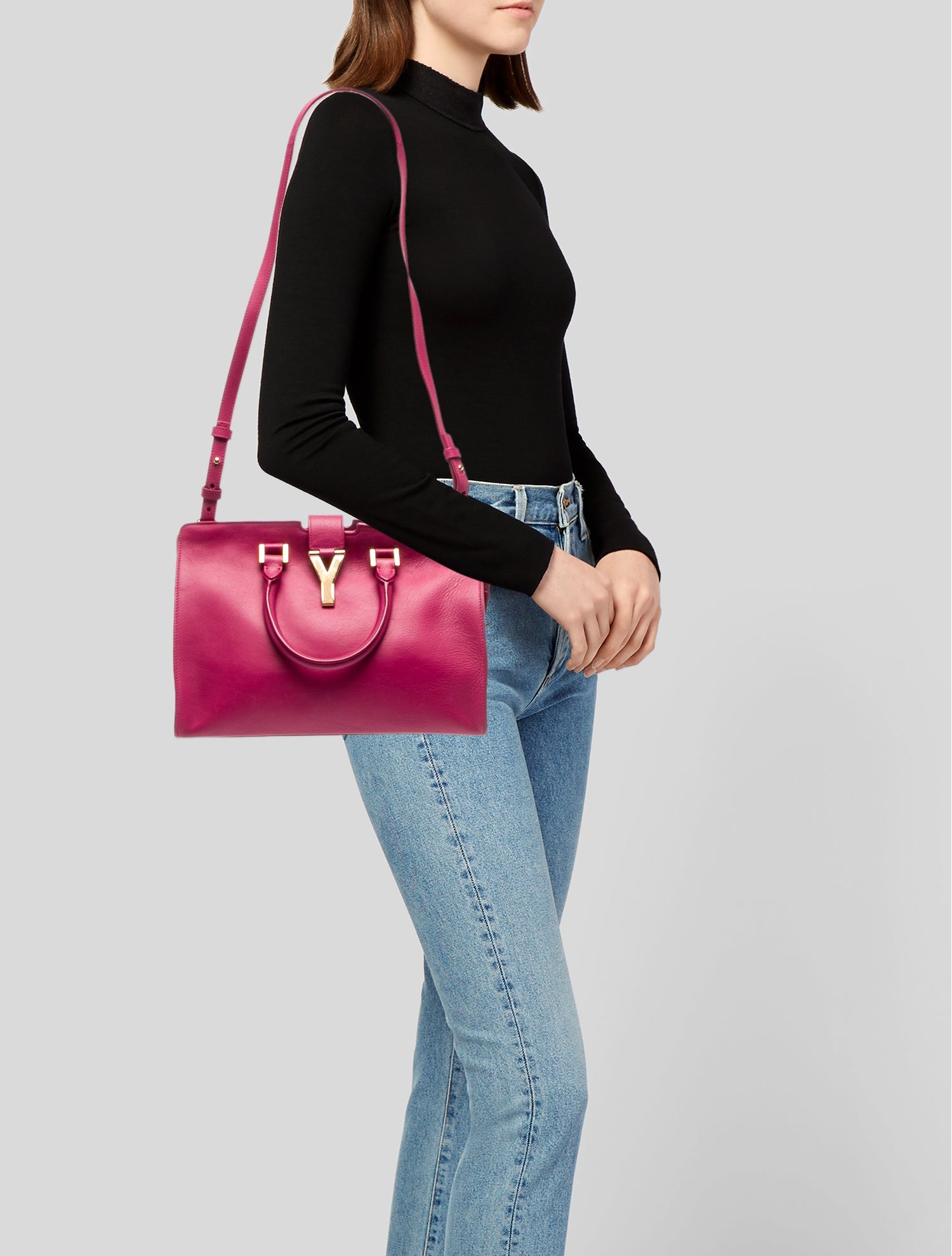 Saint Laurent Leather Y Cabas