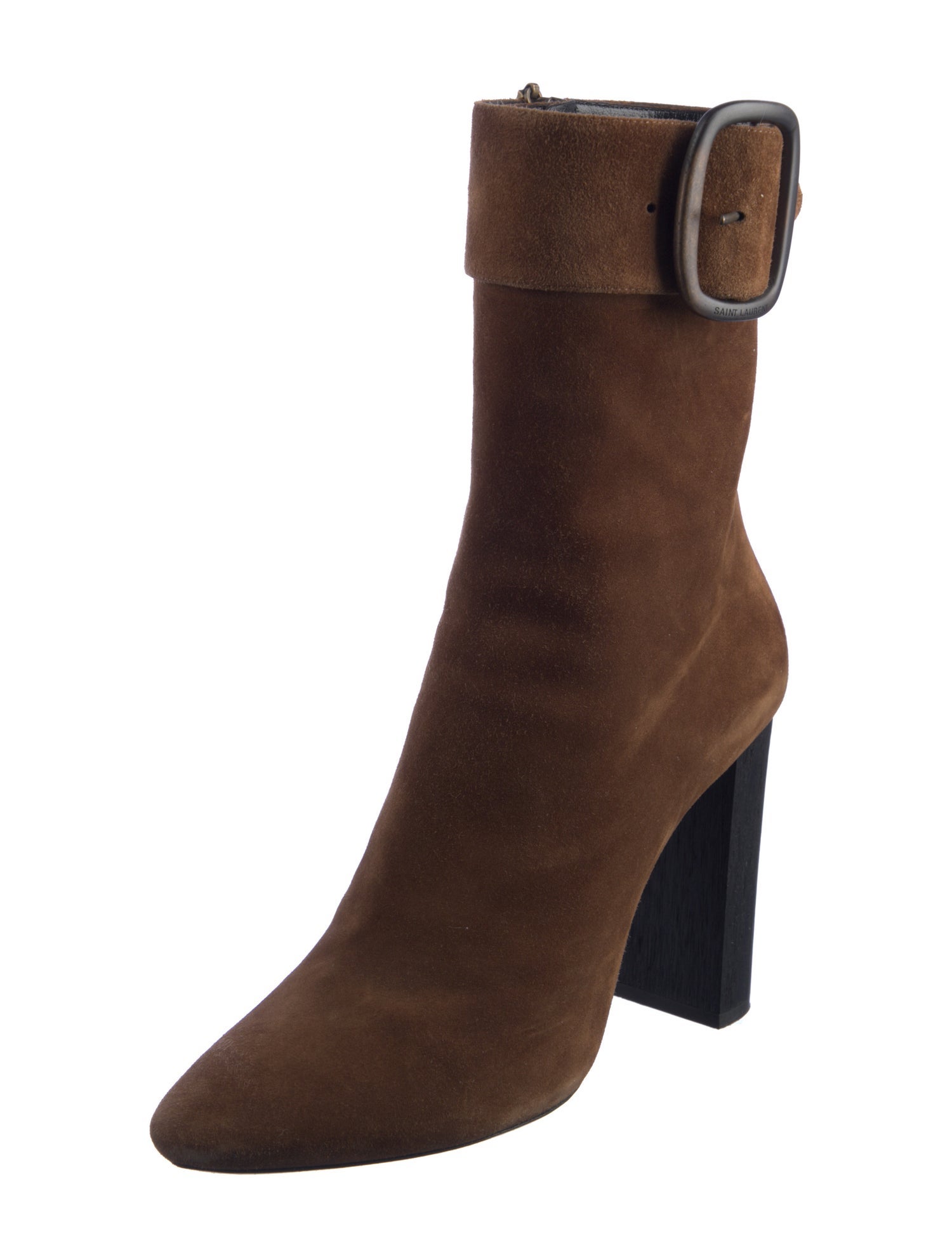 Saint Laurent Suede Sock Boots