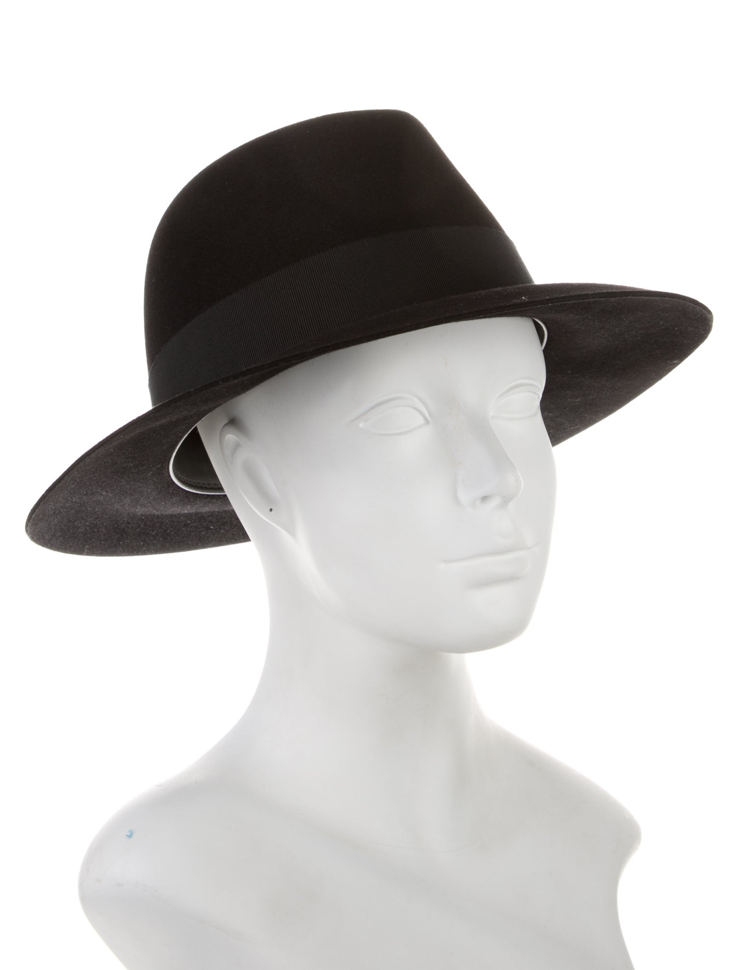 Saint Laurent Solid Felt Fedora