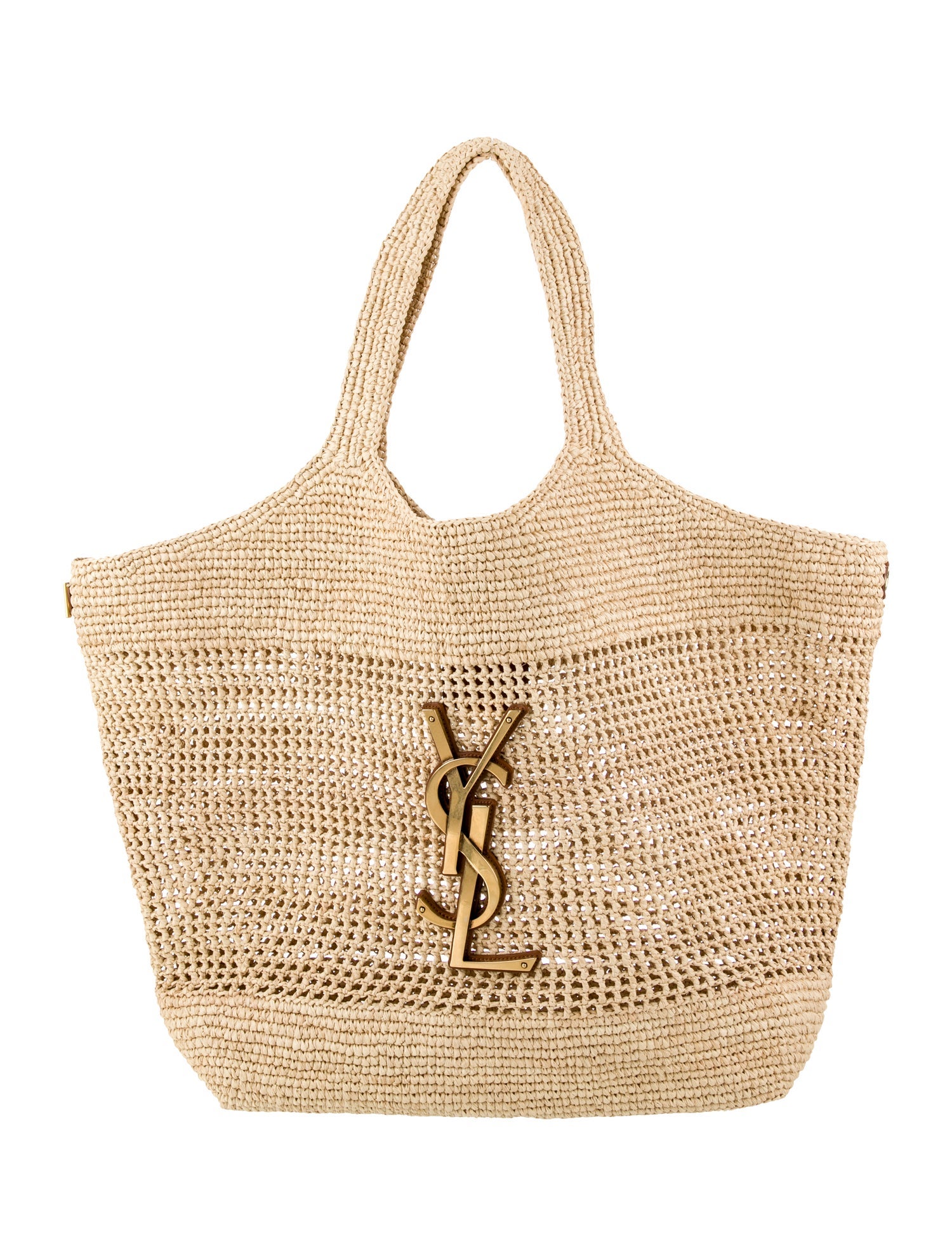 Saint Laurent Raffia Hobo