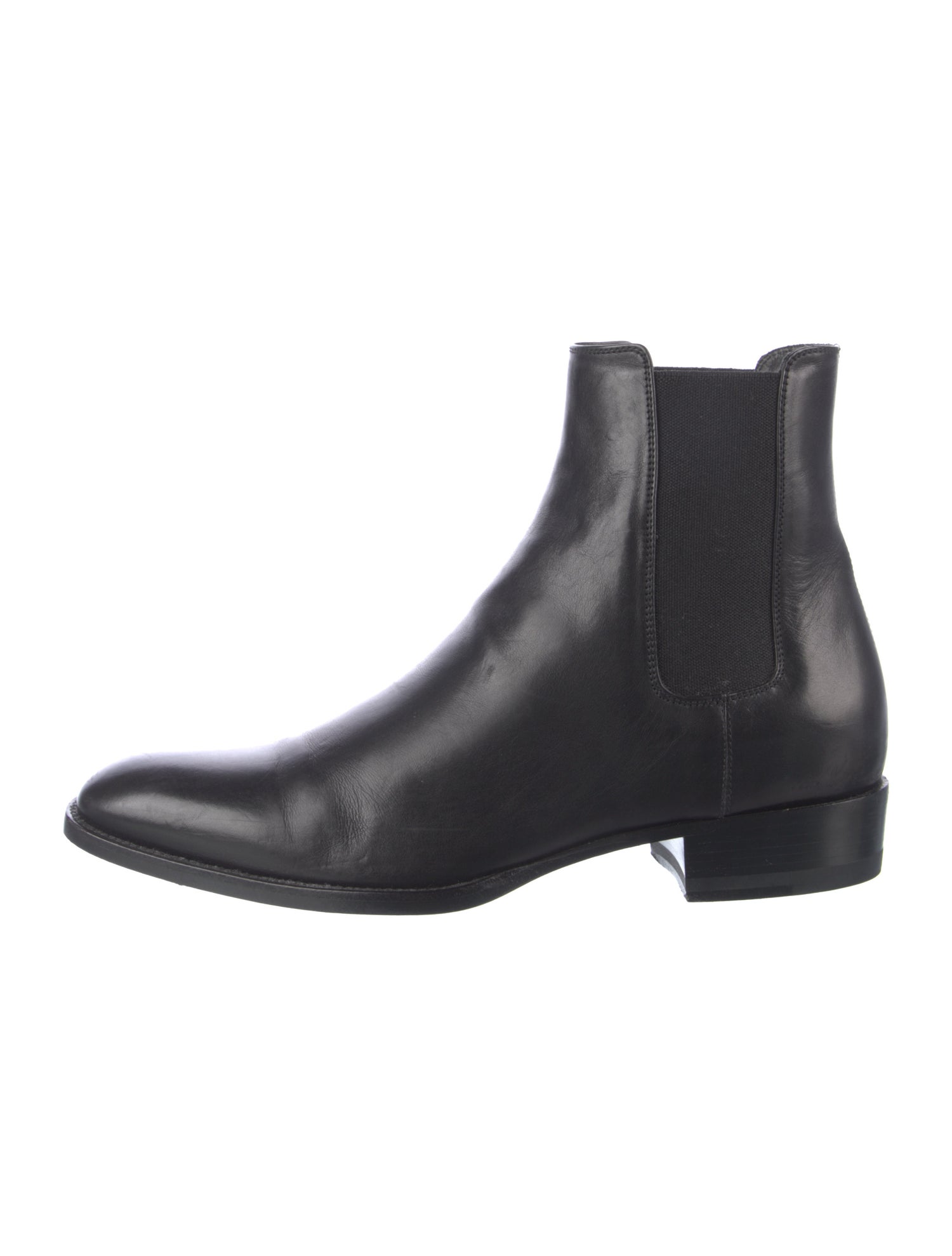 Saint Laurent Leather Chelsea Boots