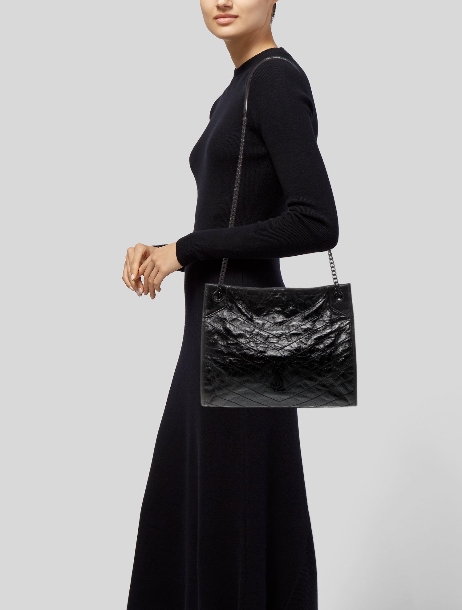 Saint Laurent Leather Niki Medium