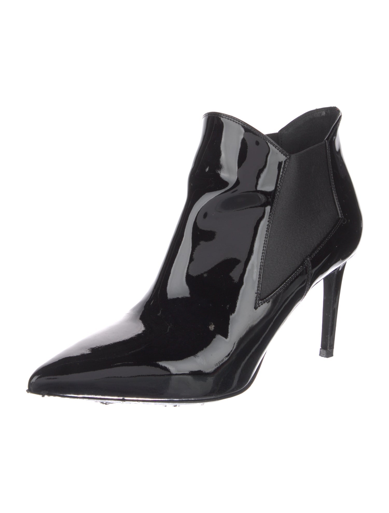 Saint Laurent Patent Leather Boots