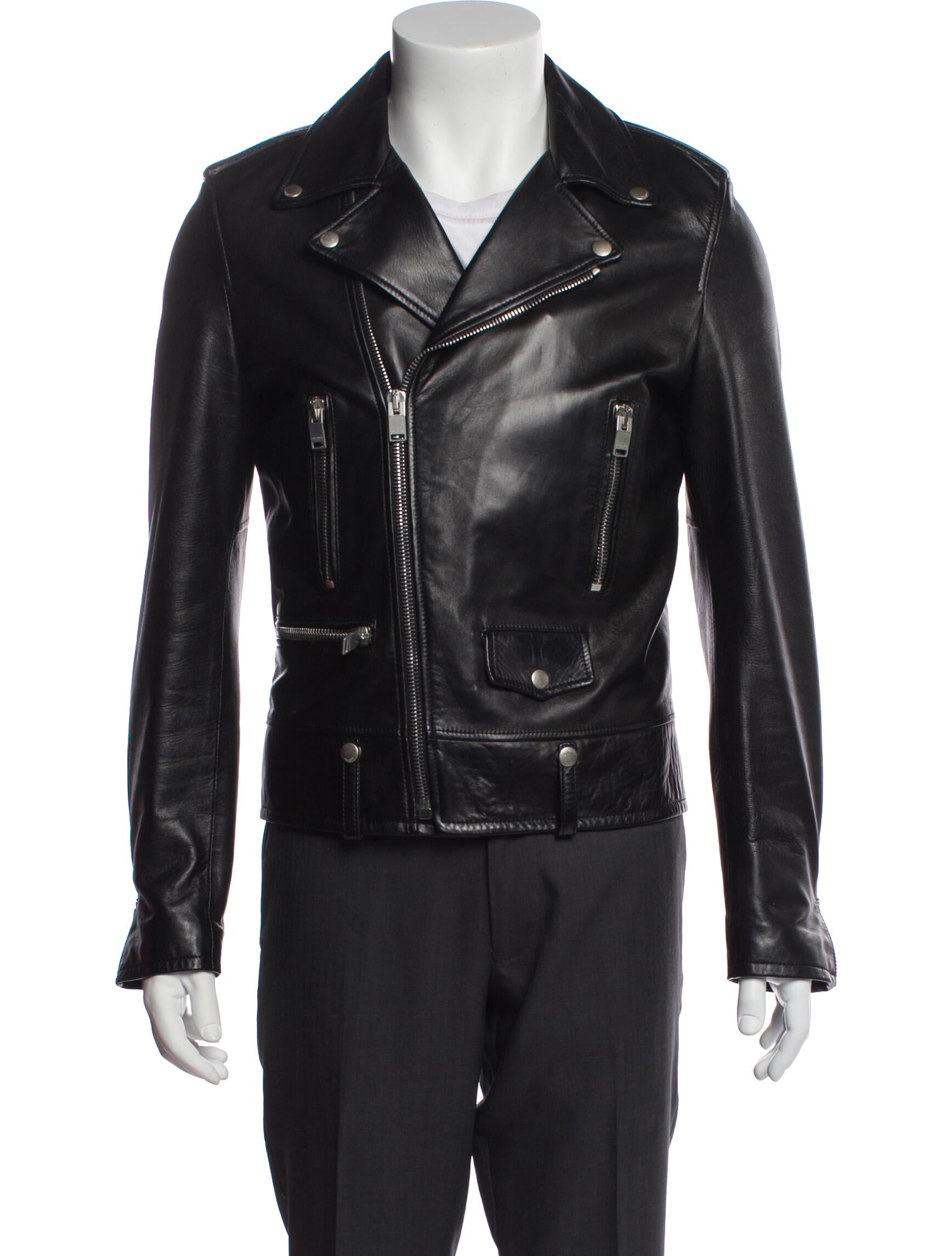 Saint Laurent 2014 Leather Moto Jacket