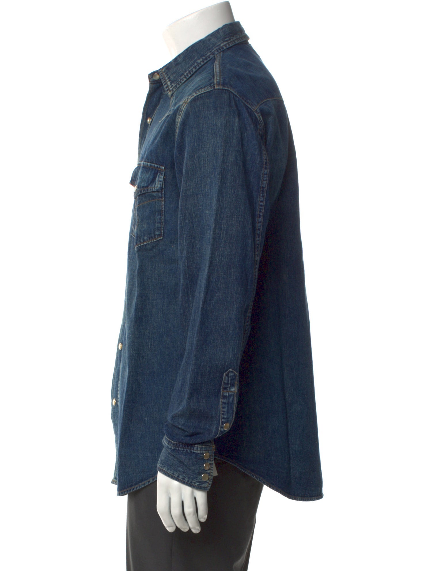 Saint Laurent 2014 Western Denim Shirt w/ Tags