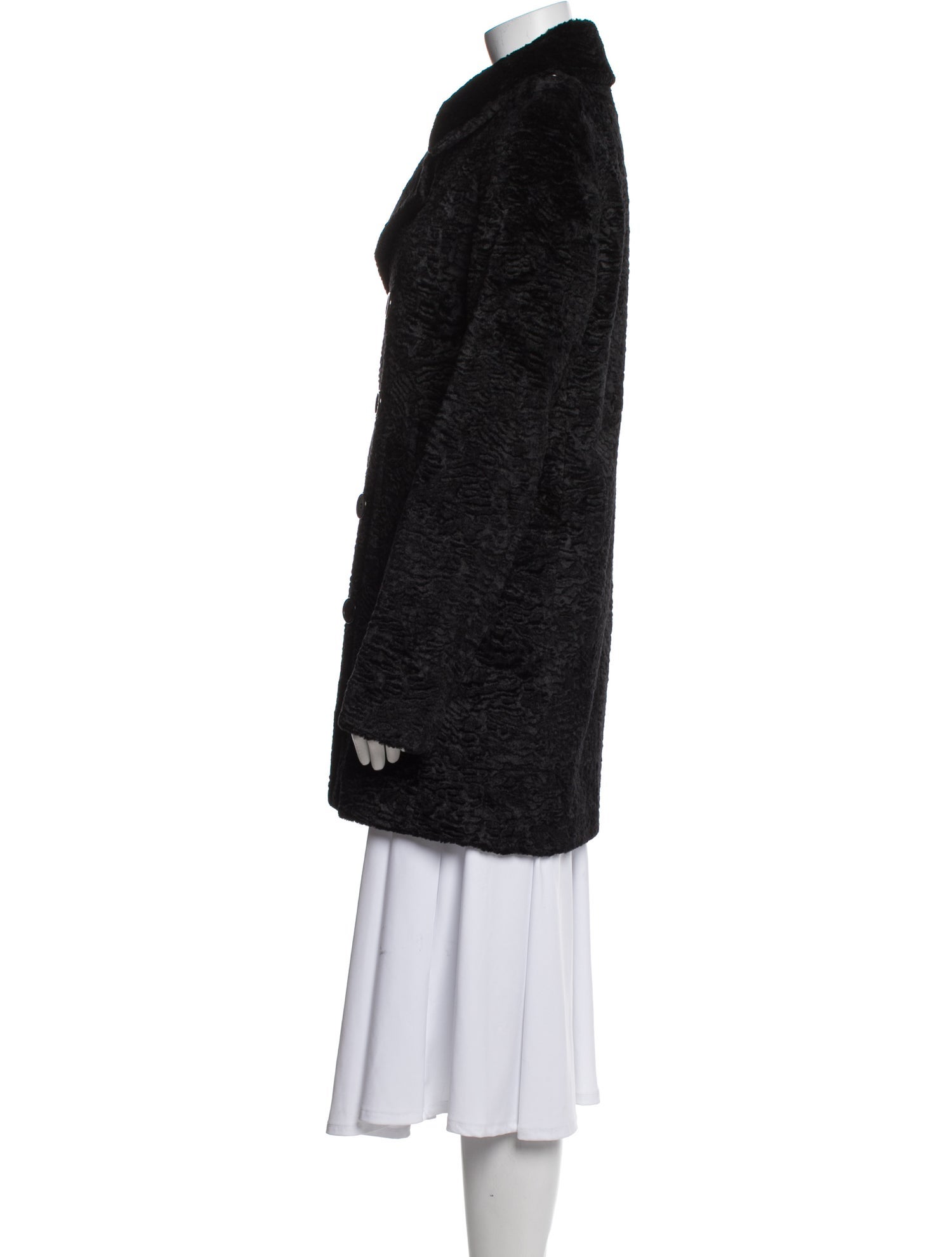 Saint Laurent 2016 Printed Faux Fur Jacket