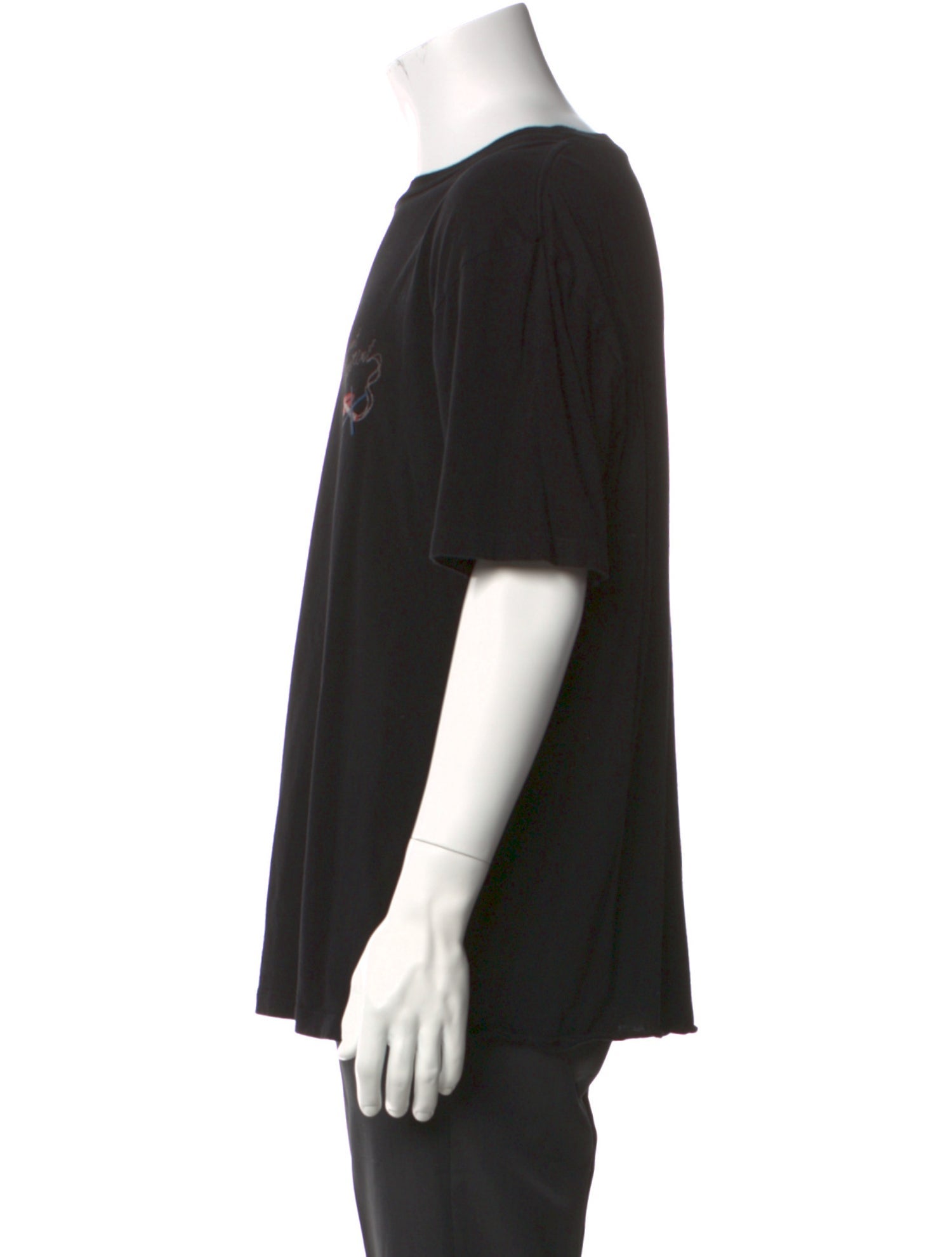 Saint Laurent Graphic Print Crew Neck T-Shirt