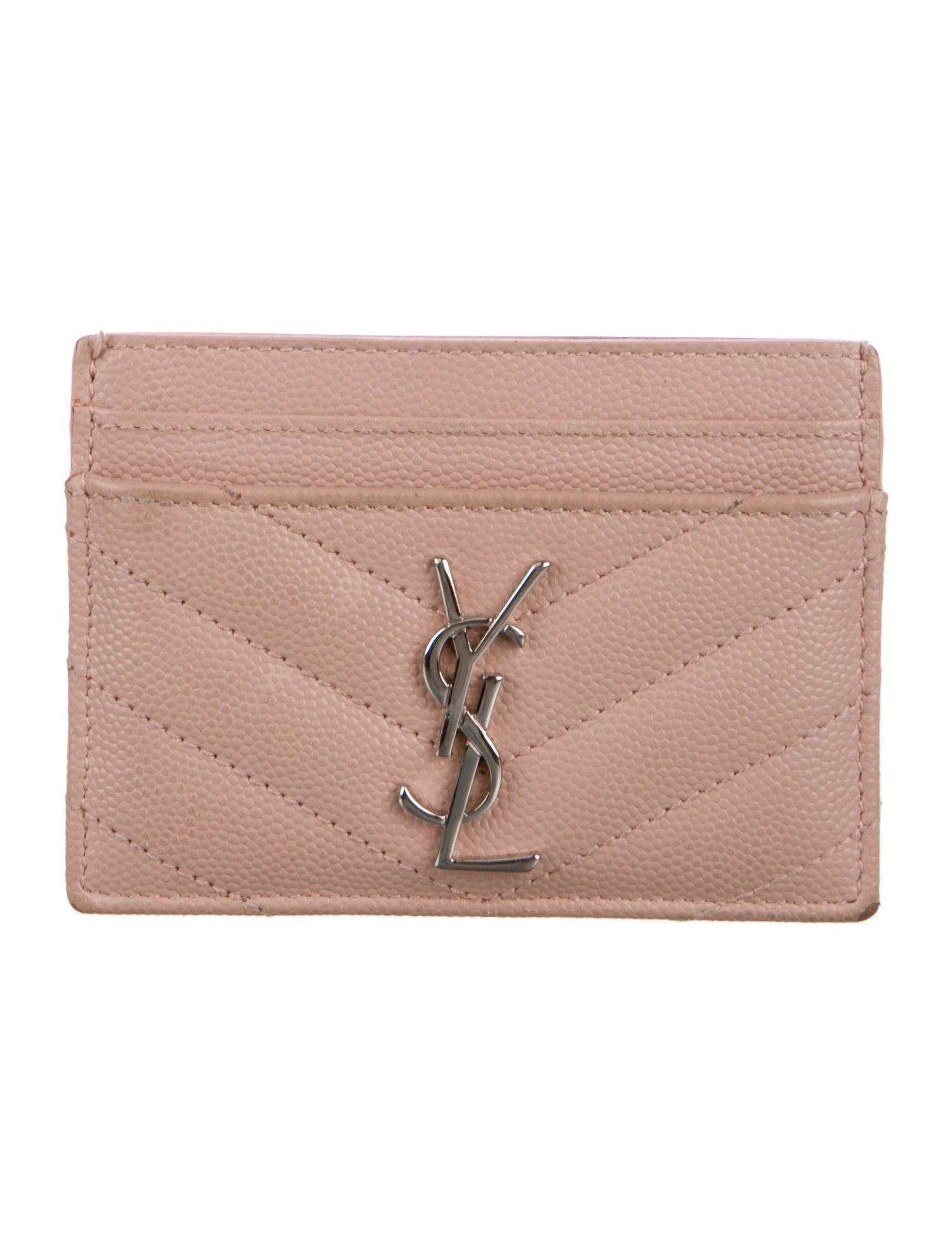 Saint Laurent 2017 Leather Card Holder