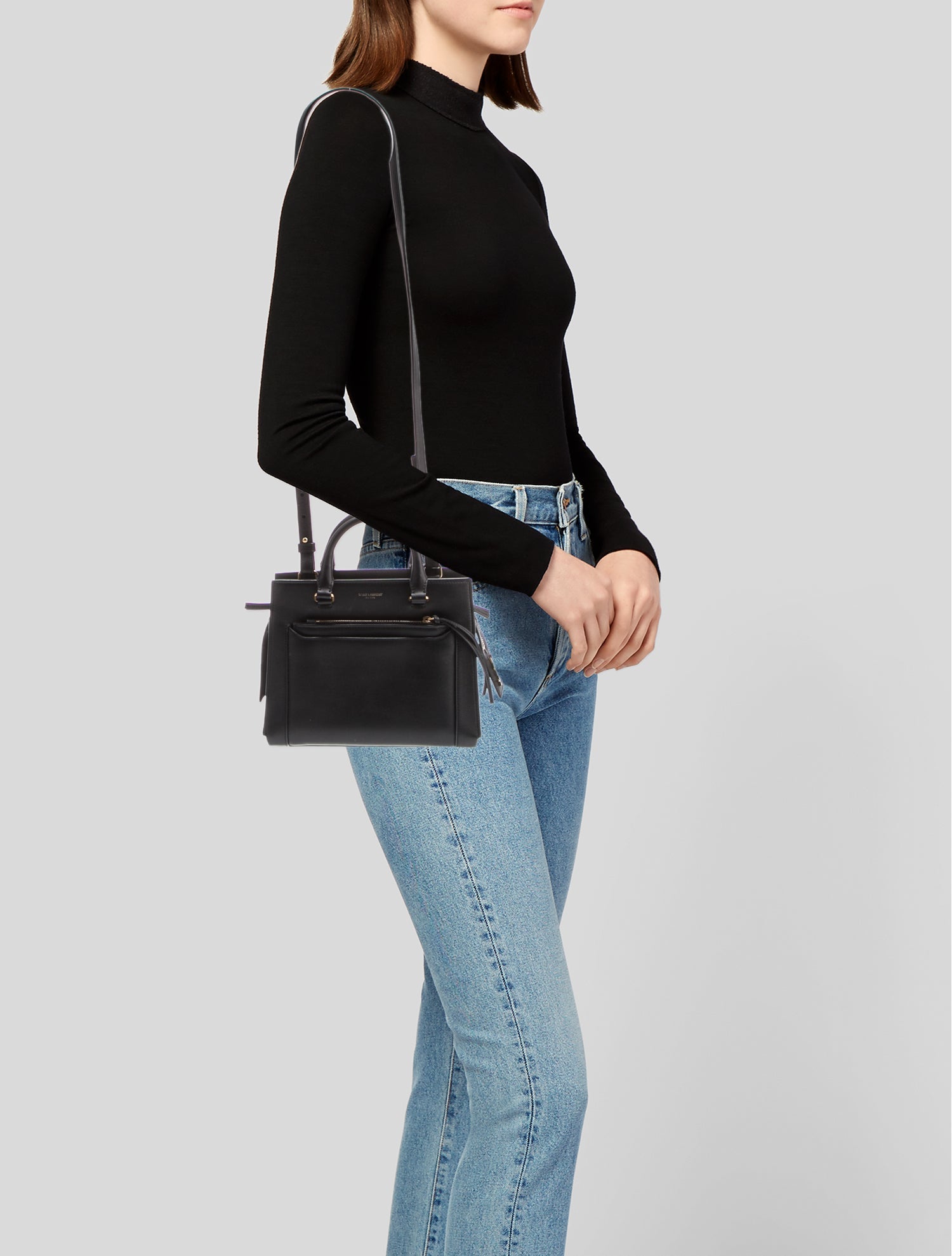 Saint Laurent Leather East Side Tote Small